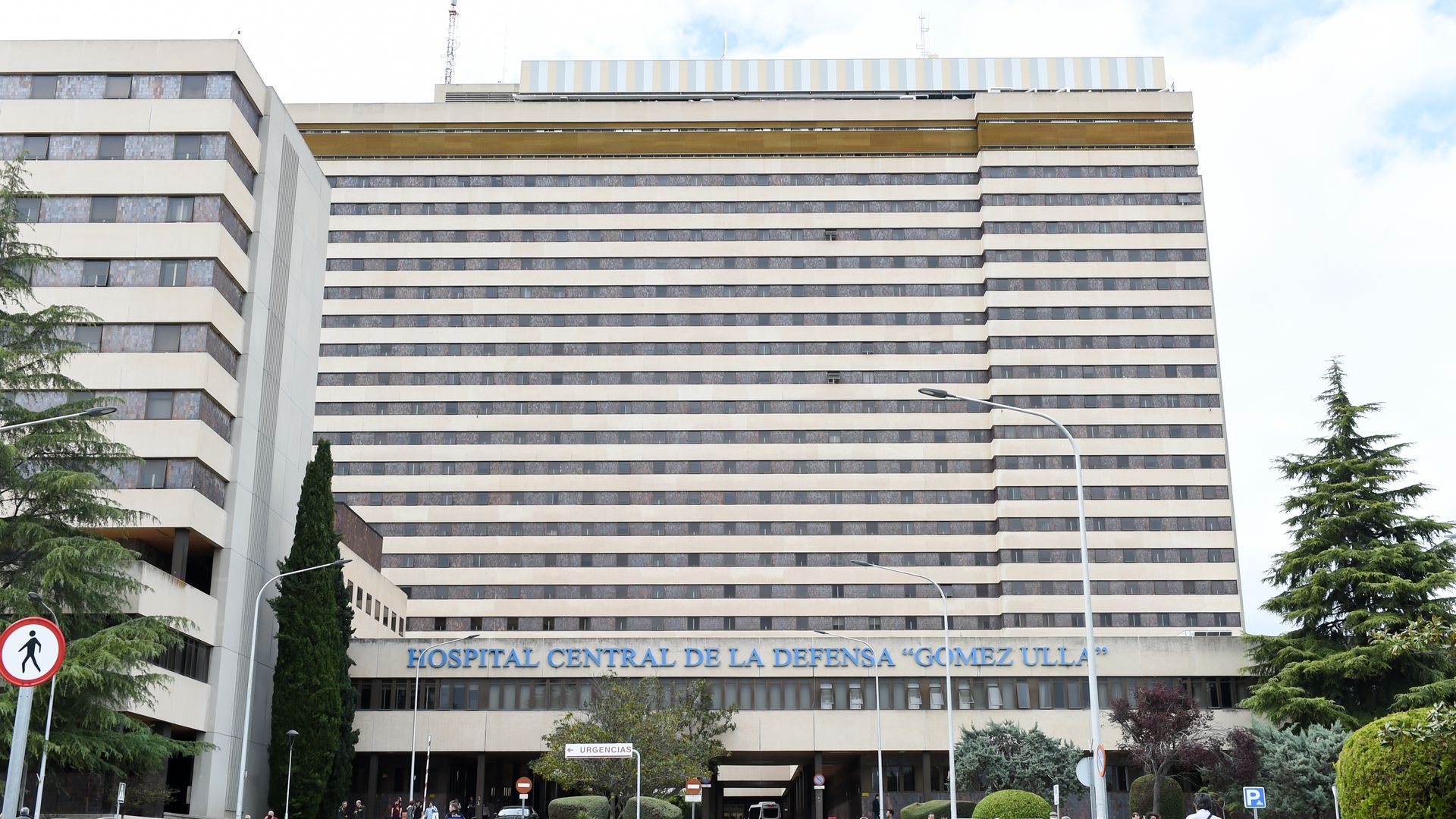 Fachada del Hospital Central de la Defensa Gómez Ulla