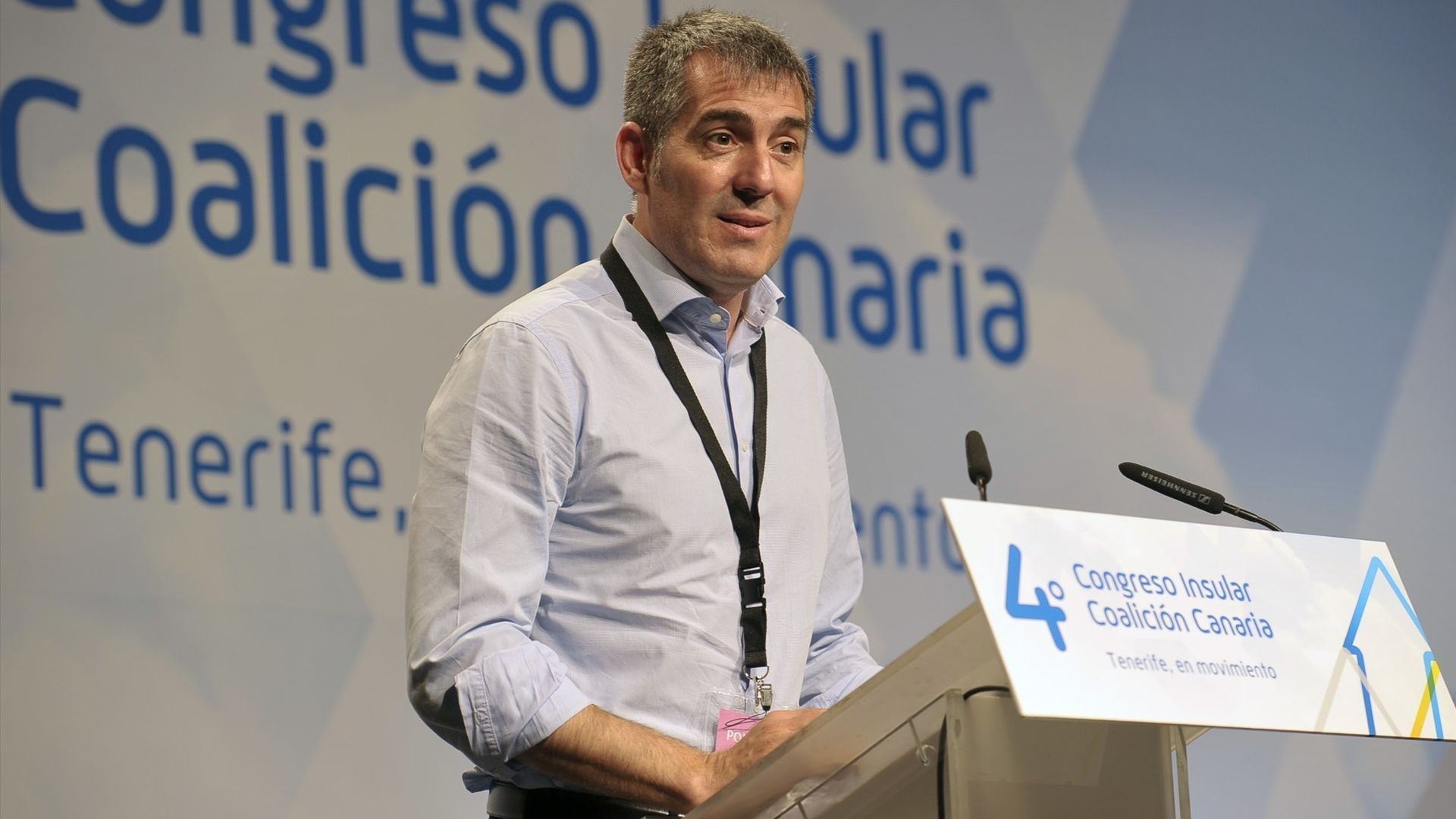 Fernando Clavijo (en la imagen, en 2018) está casado con su mujer, Elisa González Sosa, con la que tiene dos hijas, Elisa y Mencía