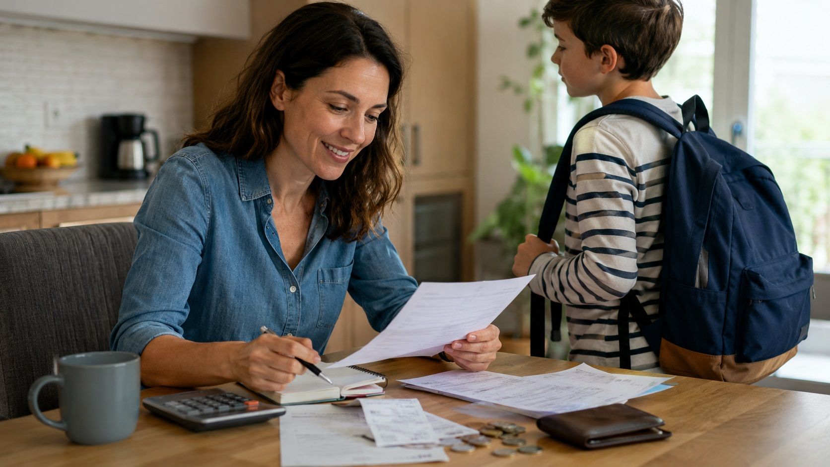 Haciendo números para incluir el gasto del comedor escolar