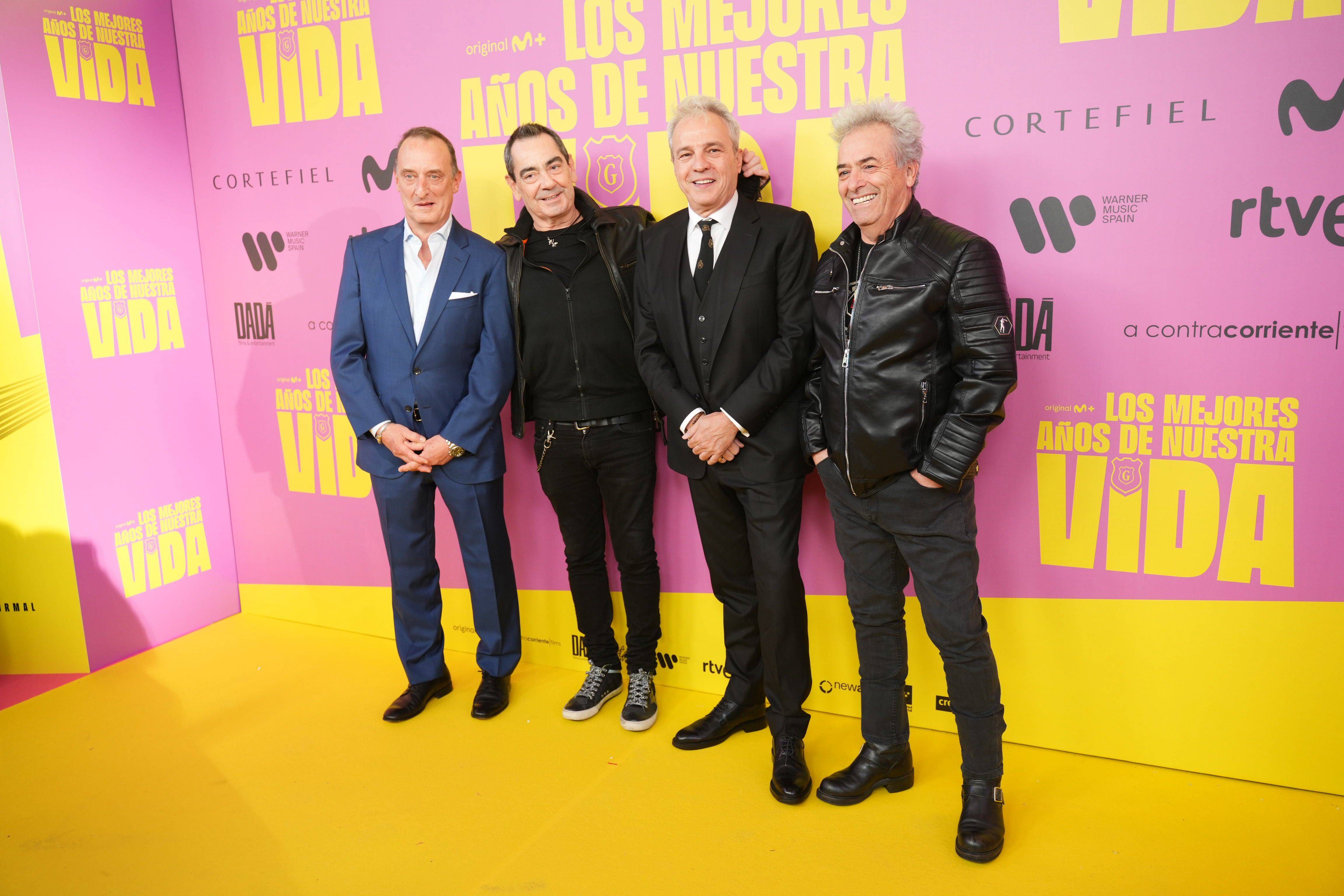 Hombres G, en la alfombra roja del preestreno de Los mejores años de nuestra vida