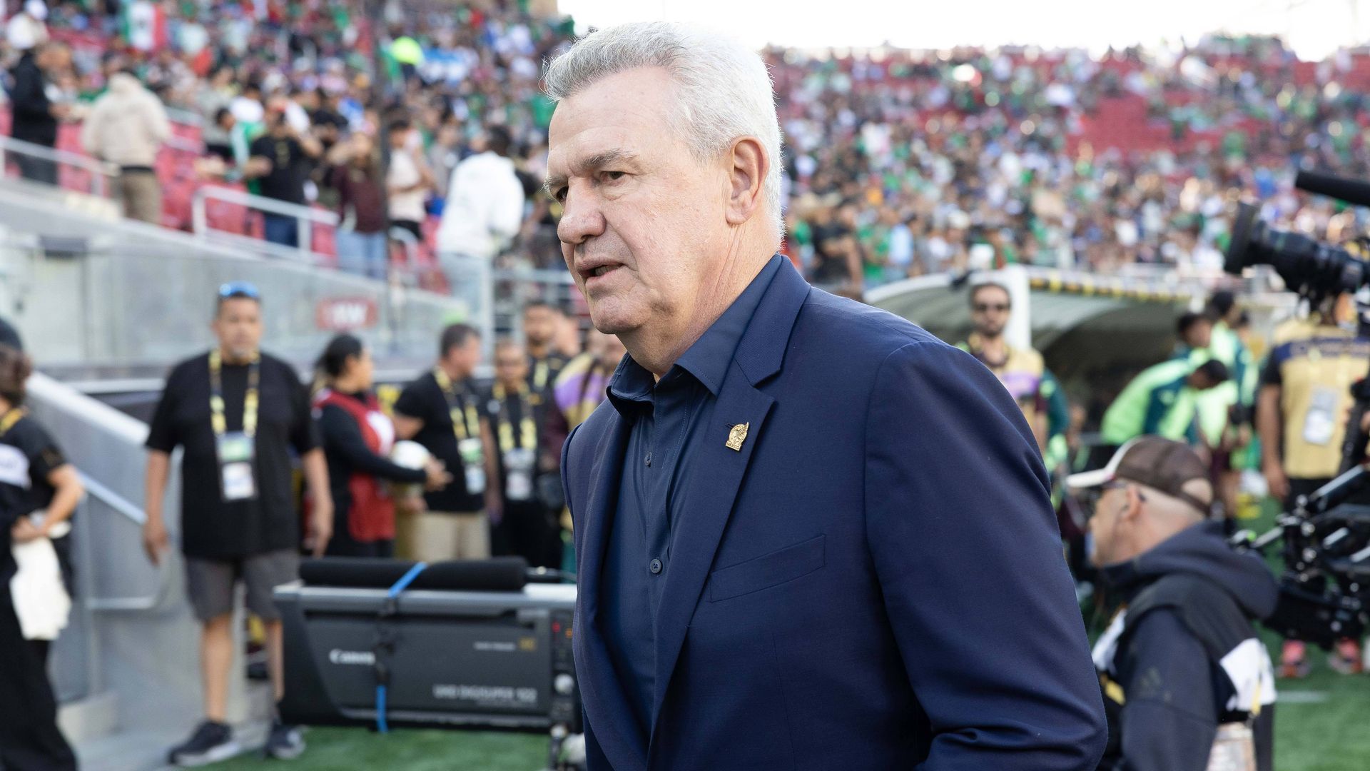 Javier Aguirre, en un partido