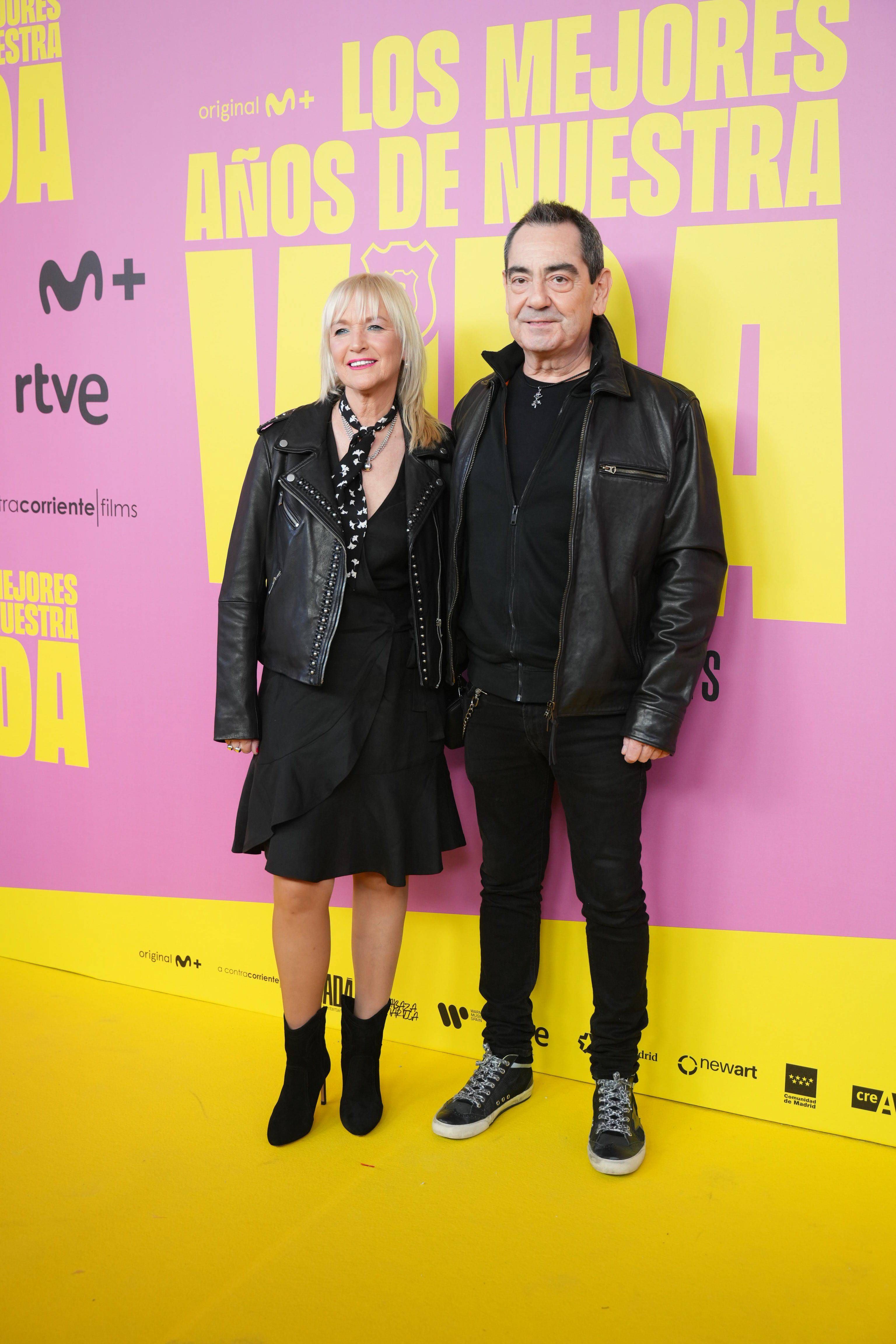 Javier Molina, en la alfombra roja del preestreno de la película de Hombres G