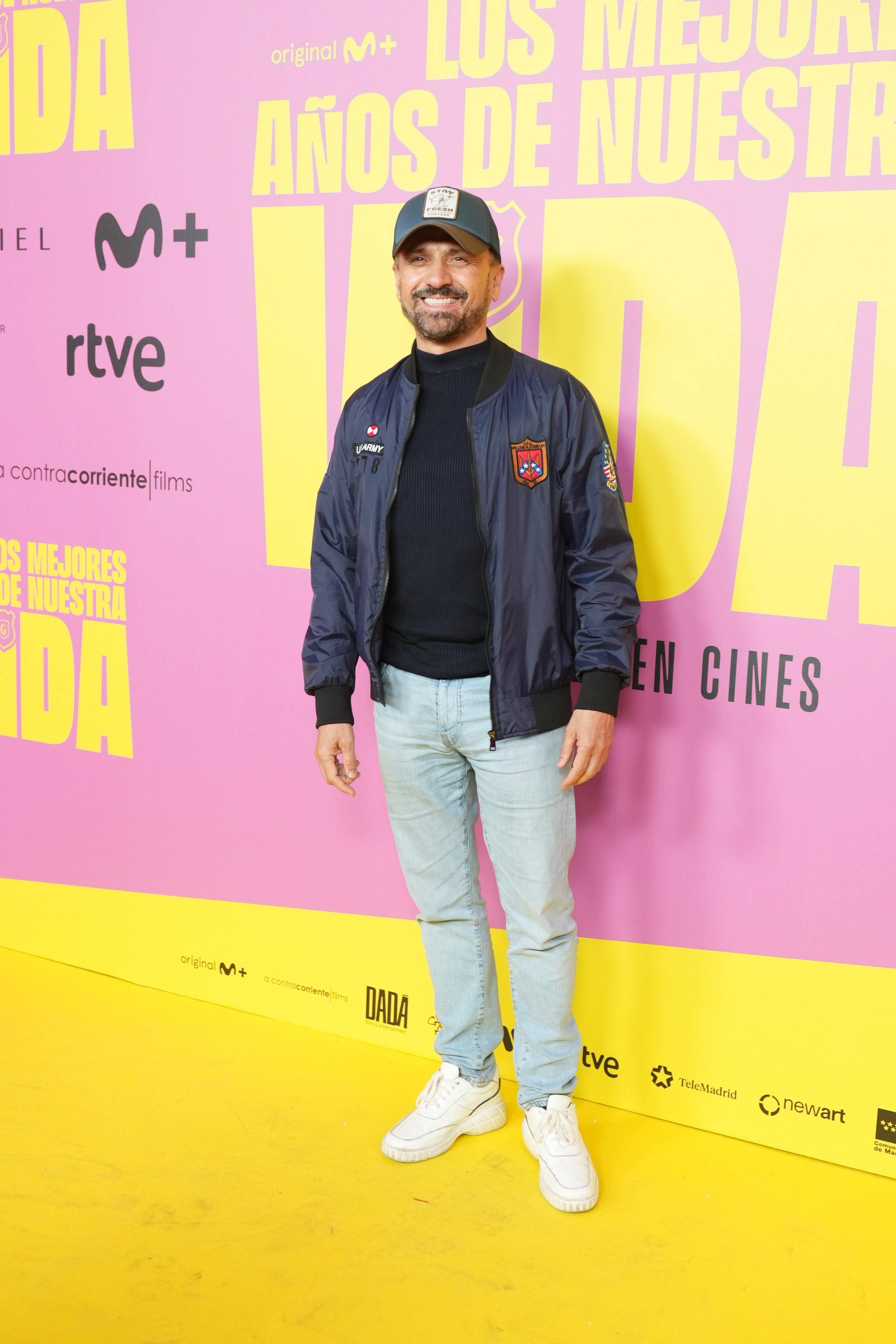José Mota, en la alfombra roja del preestreno de la película de Hombres G