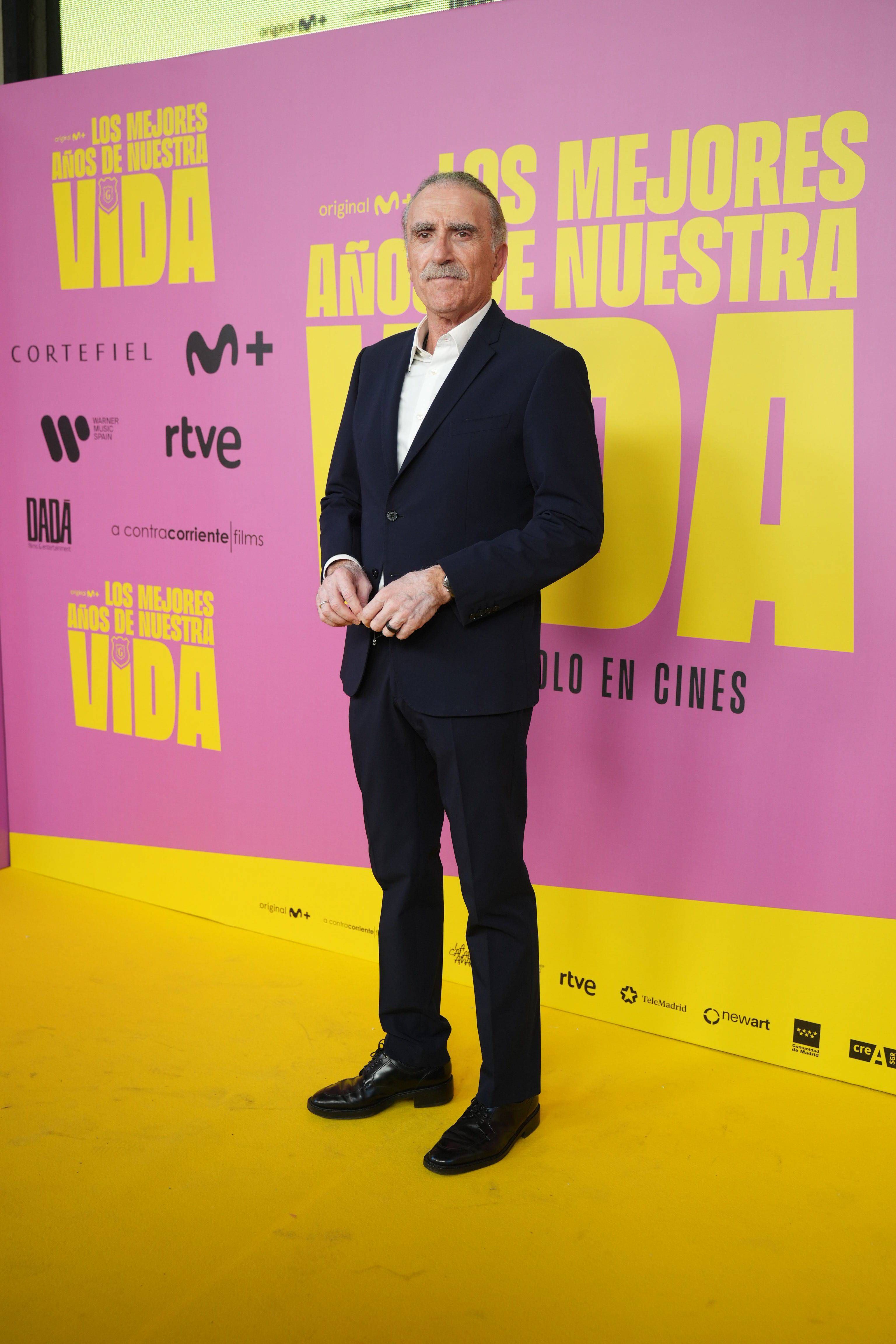 Juan y Medio, en la alfombra roja del preestreno de la película de Hombres G