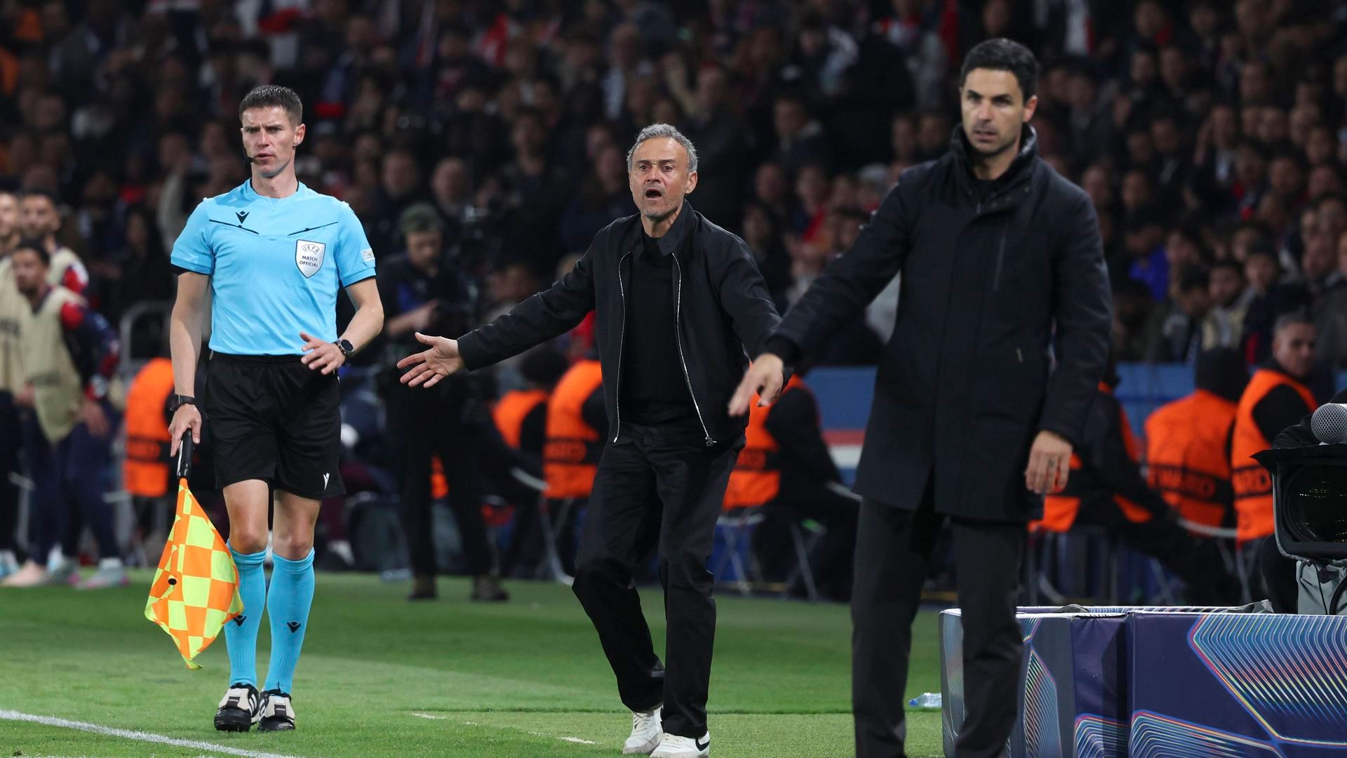 Luis Enrique y Mikel Arteta, entrenadores españoles