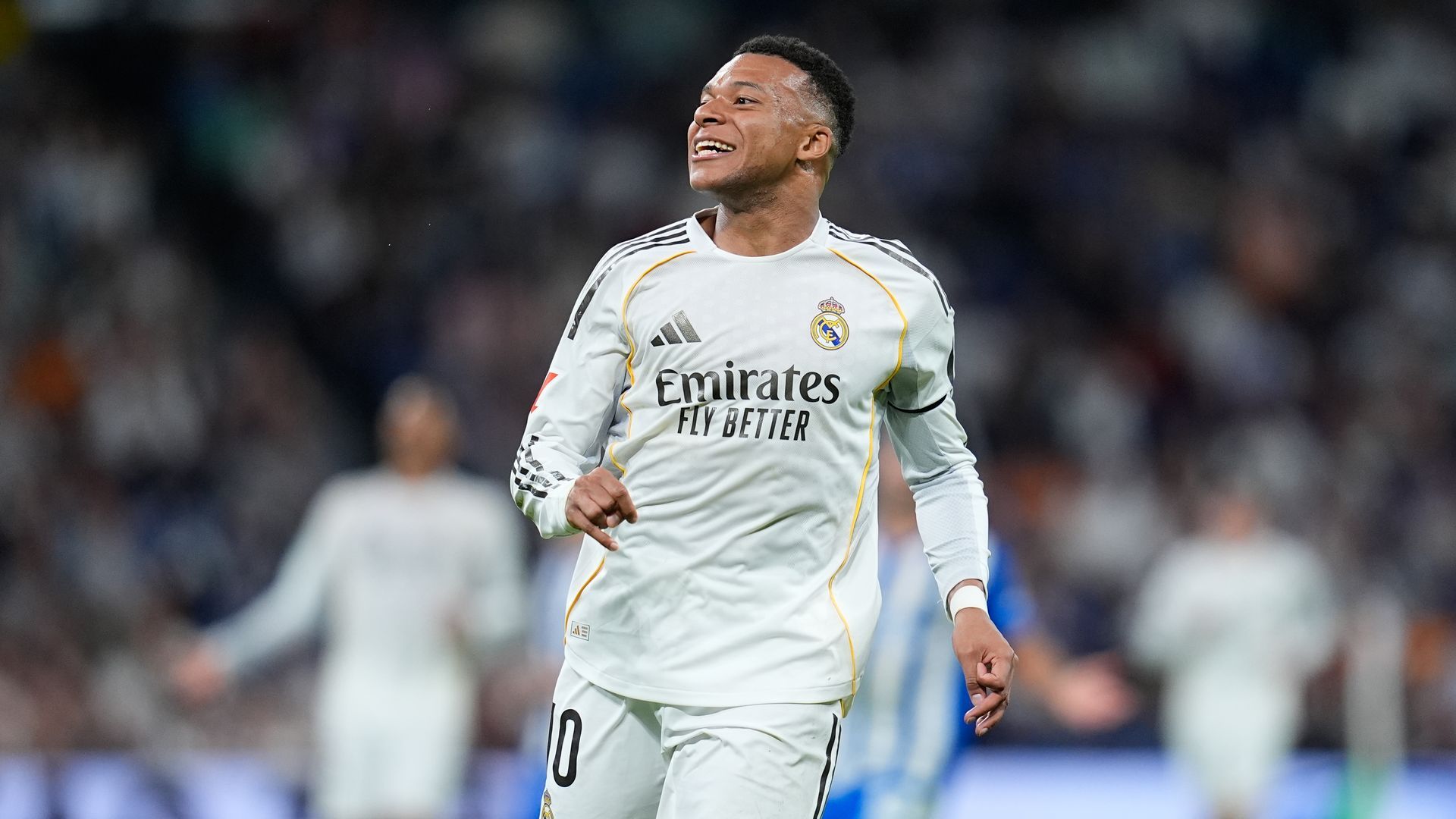 Mbappé, en un partido con el Real Madrid