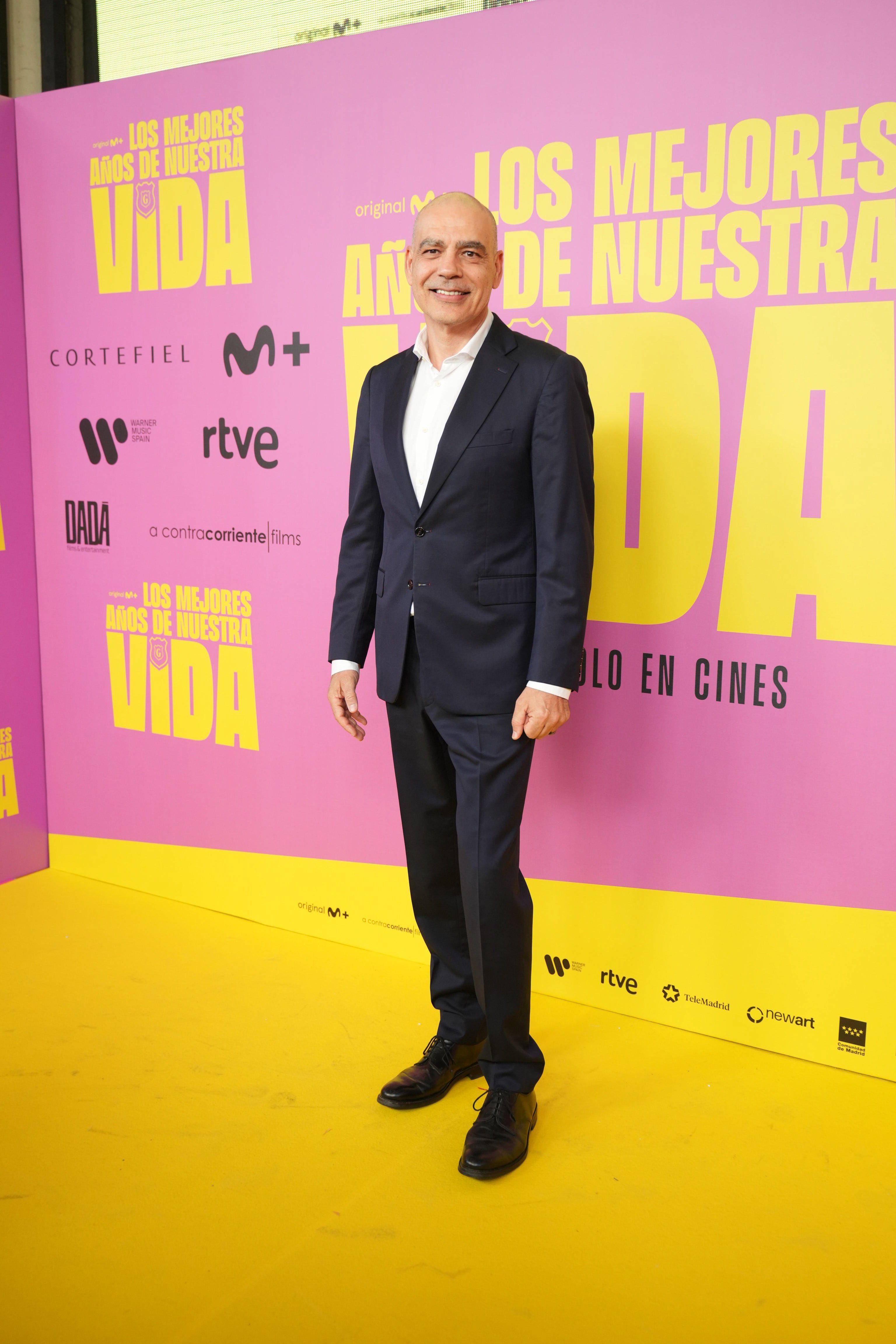 Nacho Abad, en la alfombra roja del preestreno de la película de Hombres G
