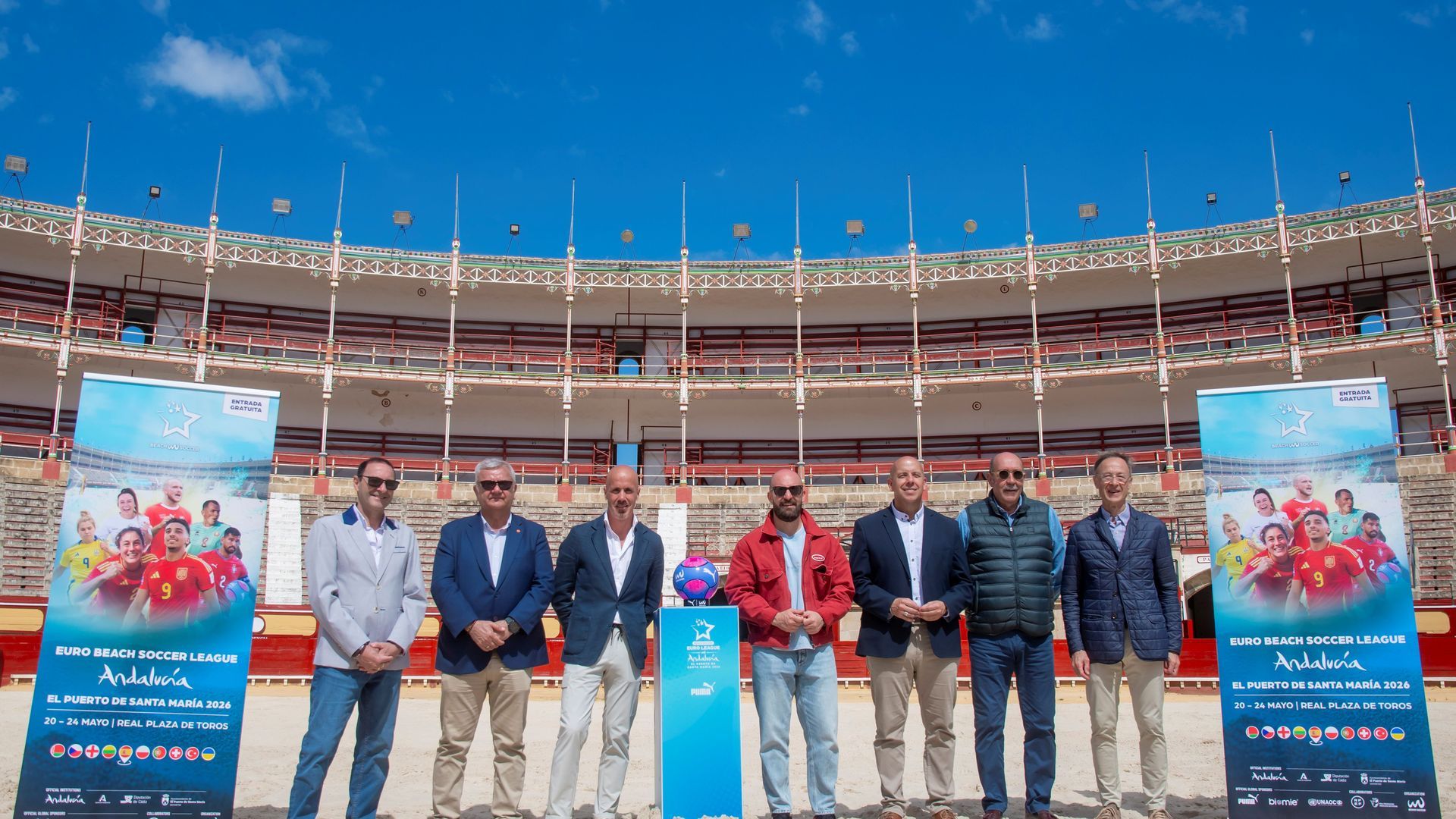 Presentación de la Euro Beach Soccer League Andalucía