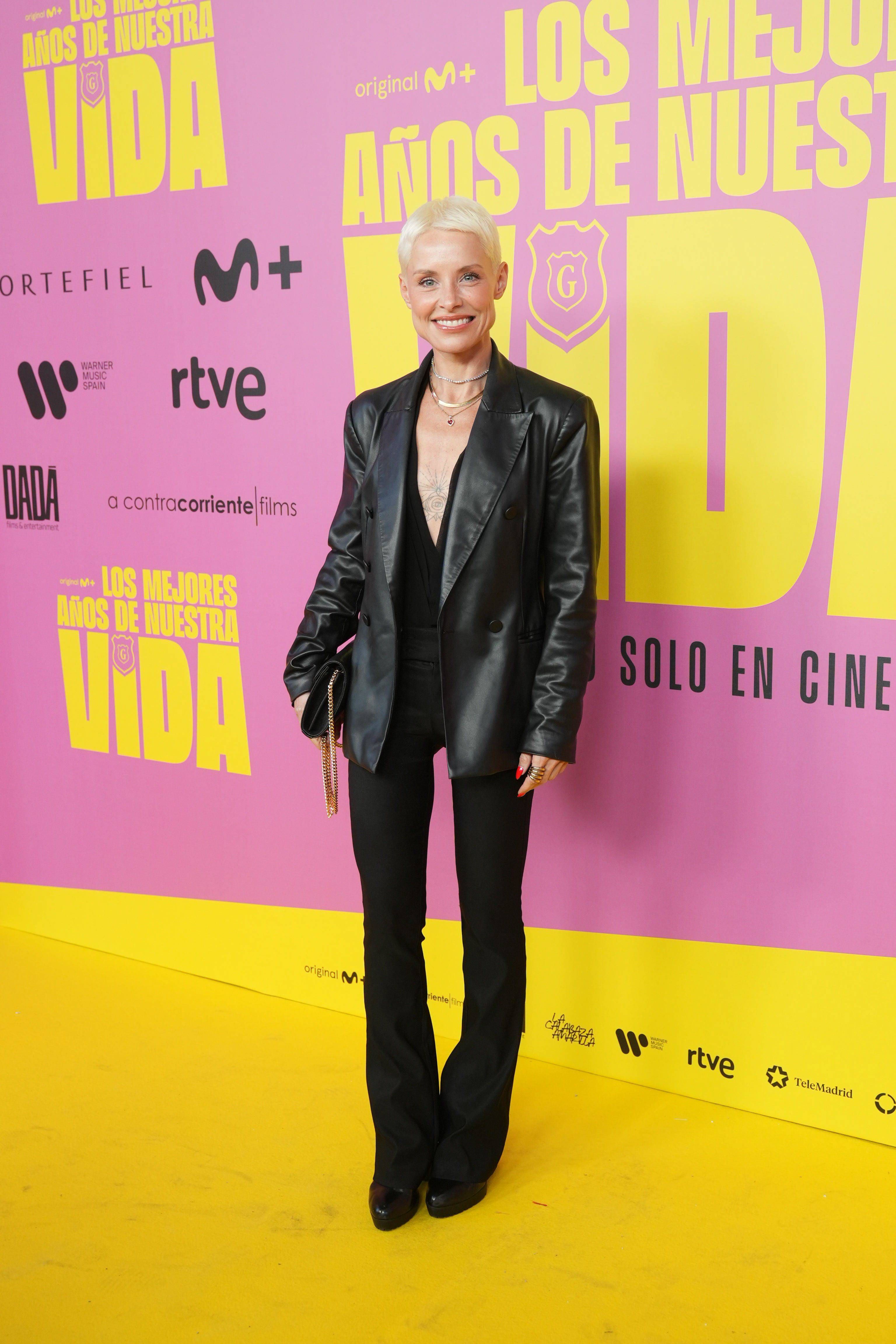 Soraya Arnelas, en la alfombra roja del preestreno de la película de Hombres G