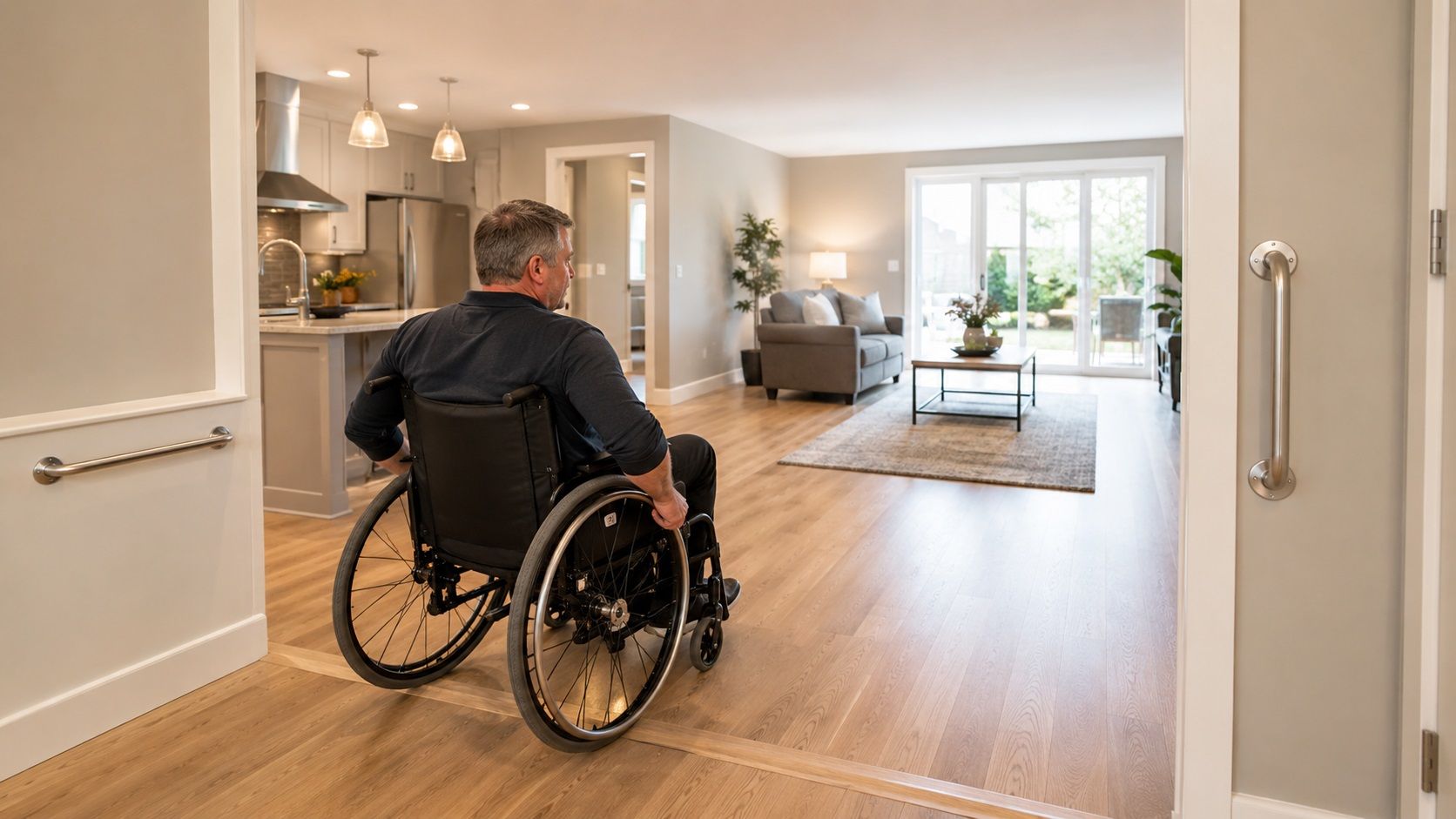 Una casa bien adaptada para personas con problemas de movilidad