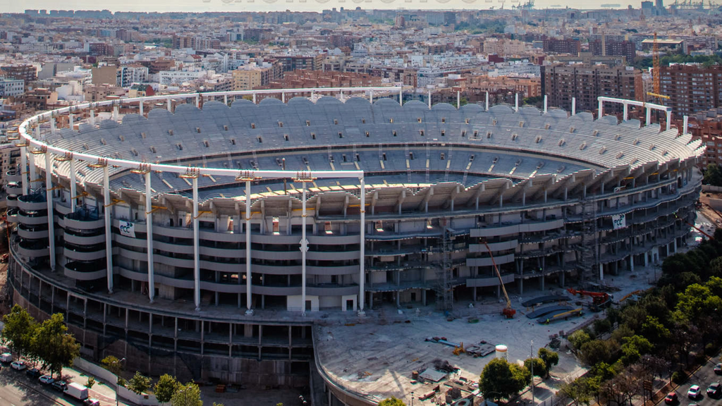 Así son los Nidos de pájaro del Nou Mestalla