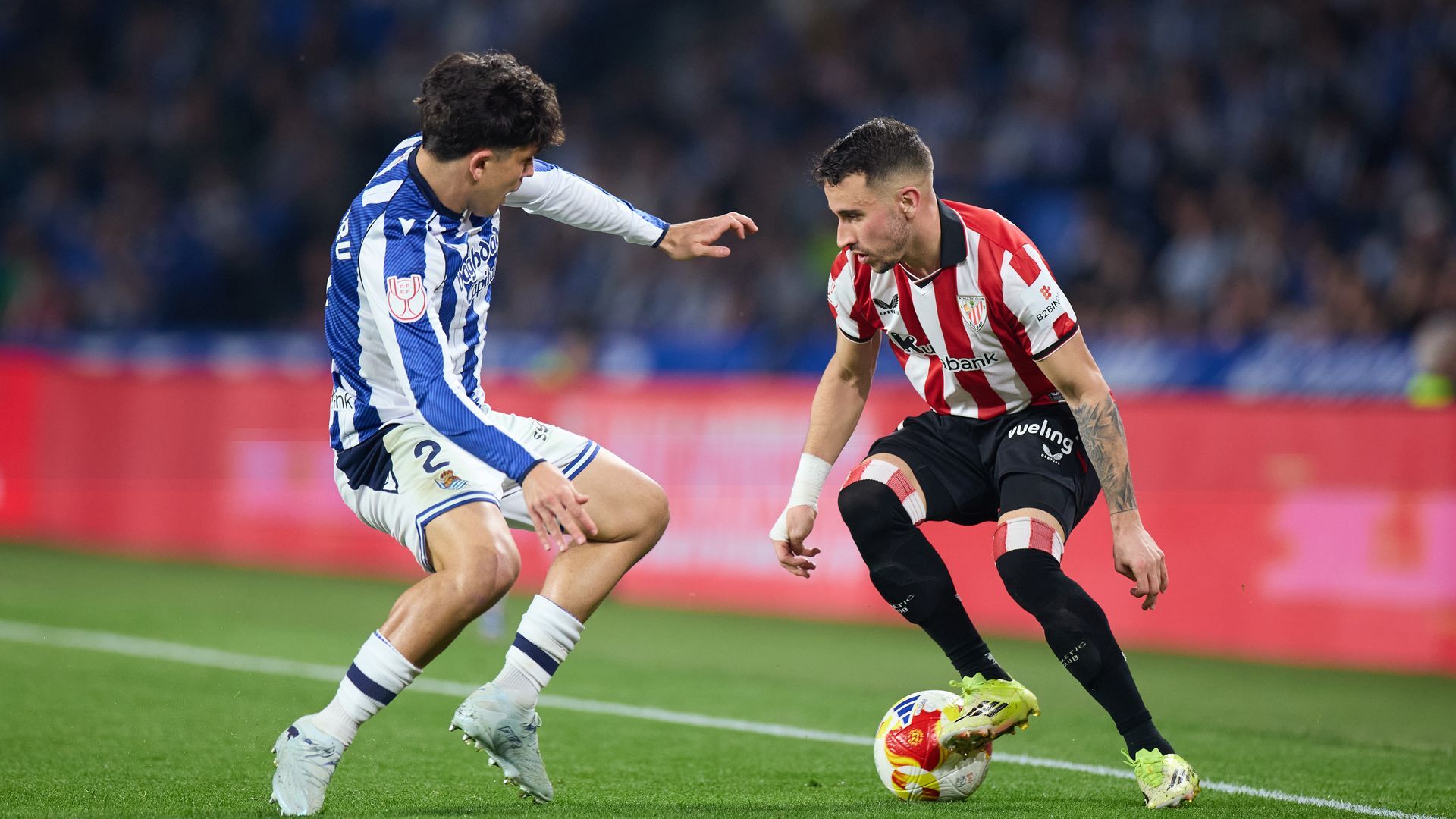 Aramburu y Berenguer en el derbi vasco