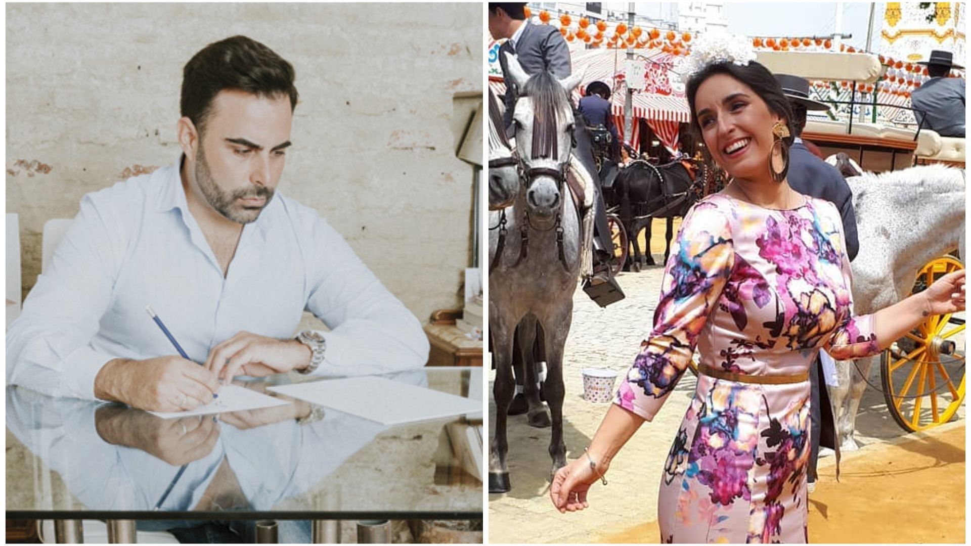 El diseñador Iván Campaña y la periodista especializada en moda flamenca Rocío Ponce hablan con Divinity.es sobre la Feria de Jerez