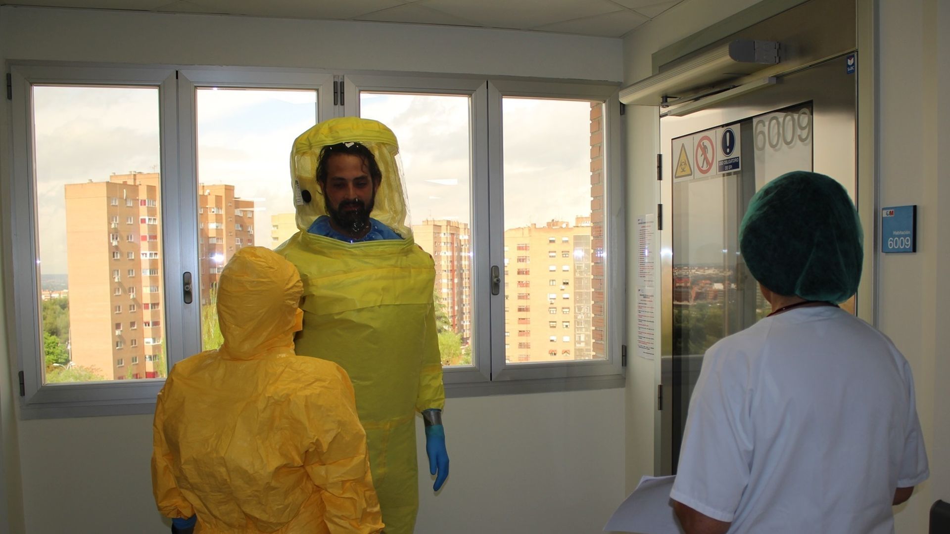 Foto de archivo de la Unidad de Aislamiento de Alto Nivel del Hospital La Paz