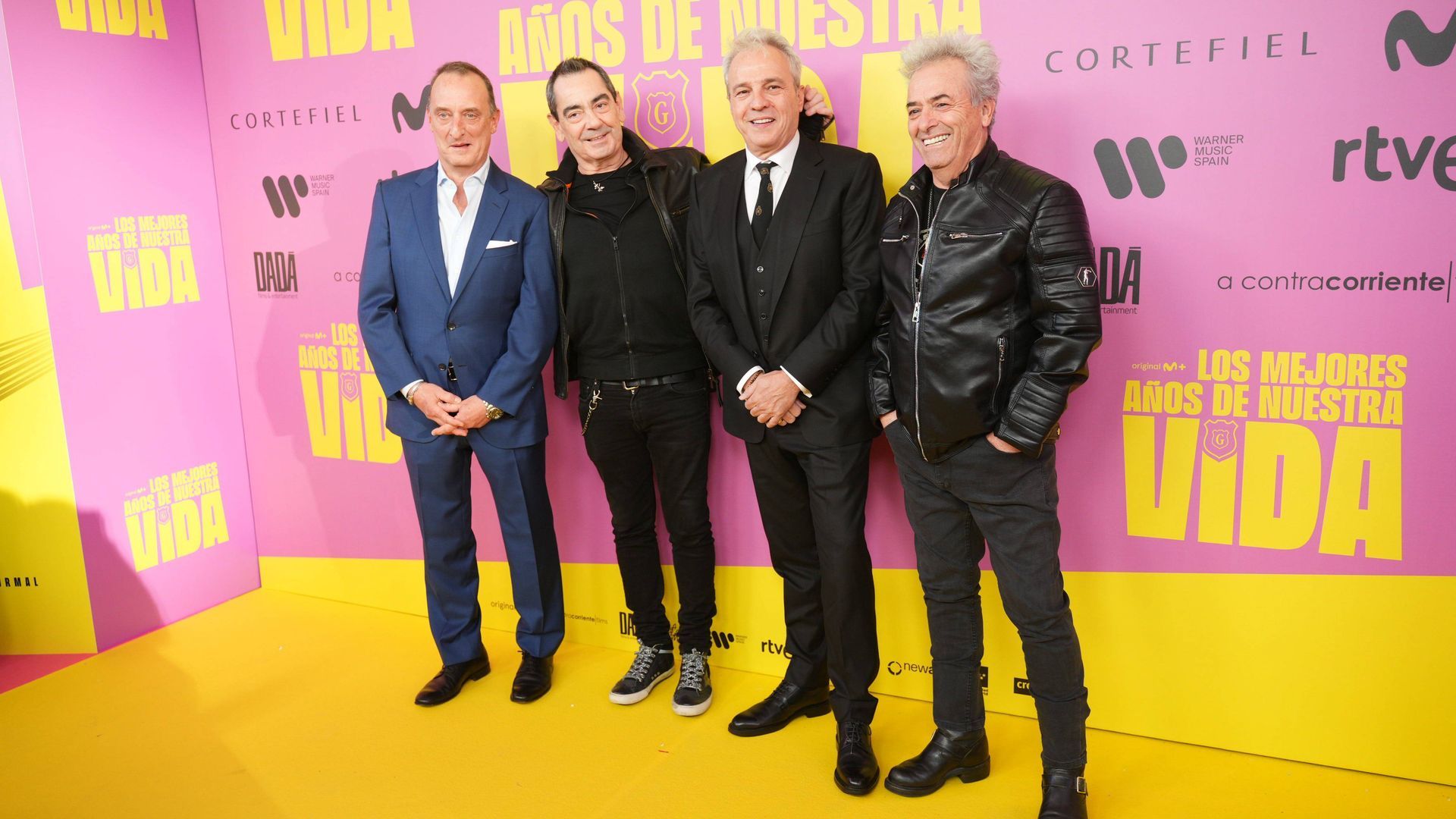 Hombres G, en la alfombra roja del preestreno de Los mejores años de nuestra vida
