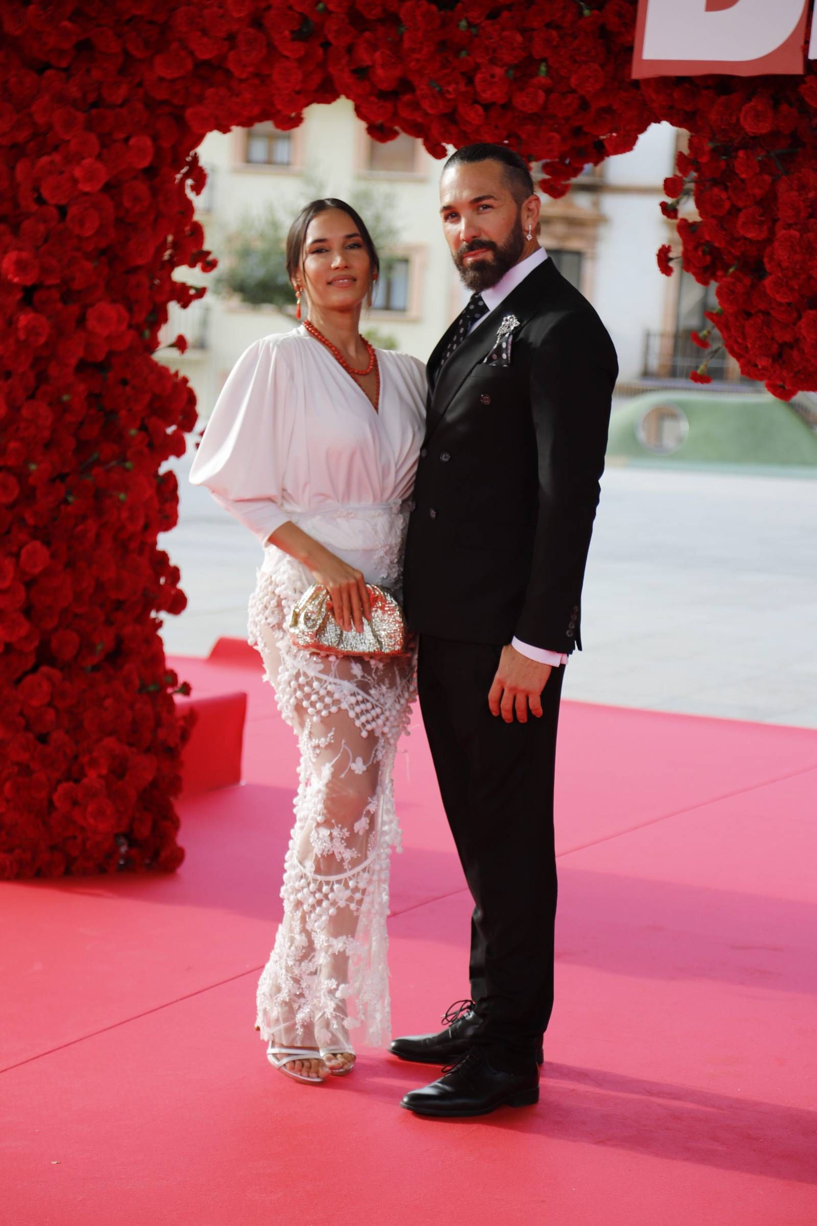 India Martínez e Ismael Vázquez, en la alfombra roja de Berlín y la dama de armiño