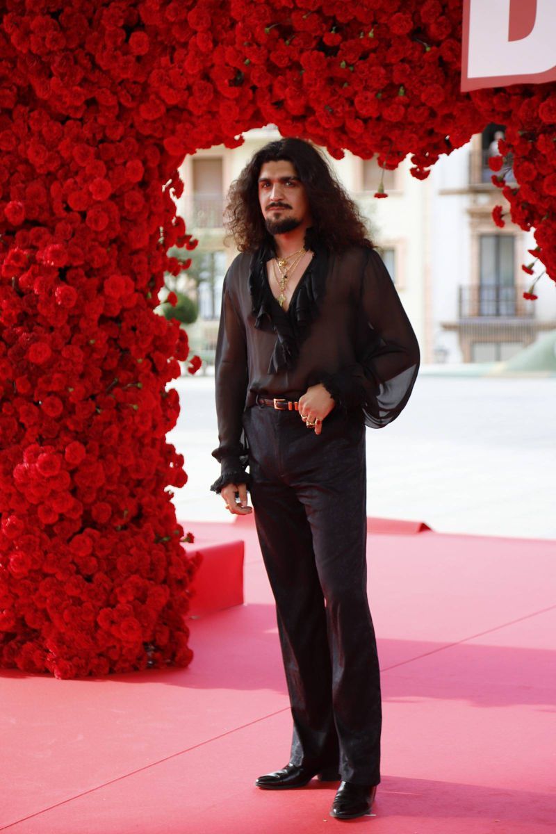 Israel Fernández, en la alfombra roja de 'Berlín y la dama del armiño'