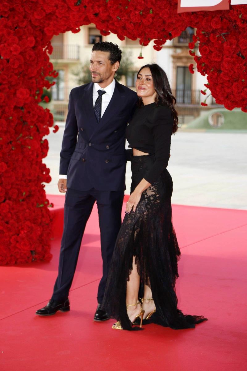Jesús Navas y Alejandra Moral, en la alfombra roja de 'Berlín y la dama del armiño'