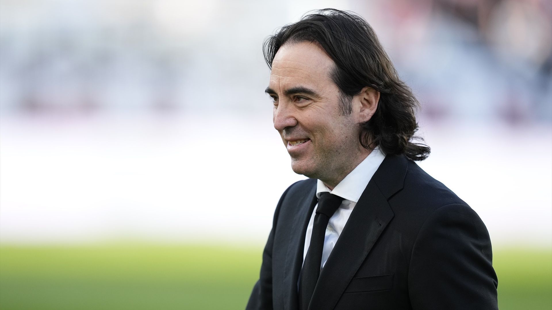 Martín Presa, en un partido del Rayo Vallecano