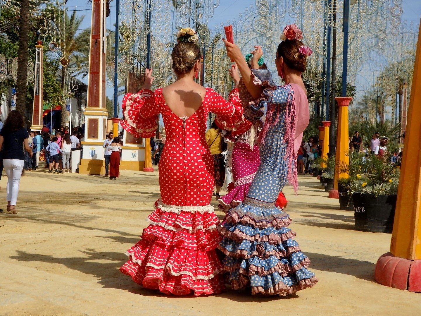 Mujeres en la Real de la feria de Jerez