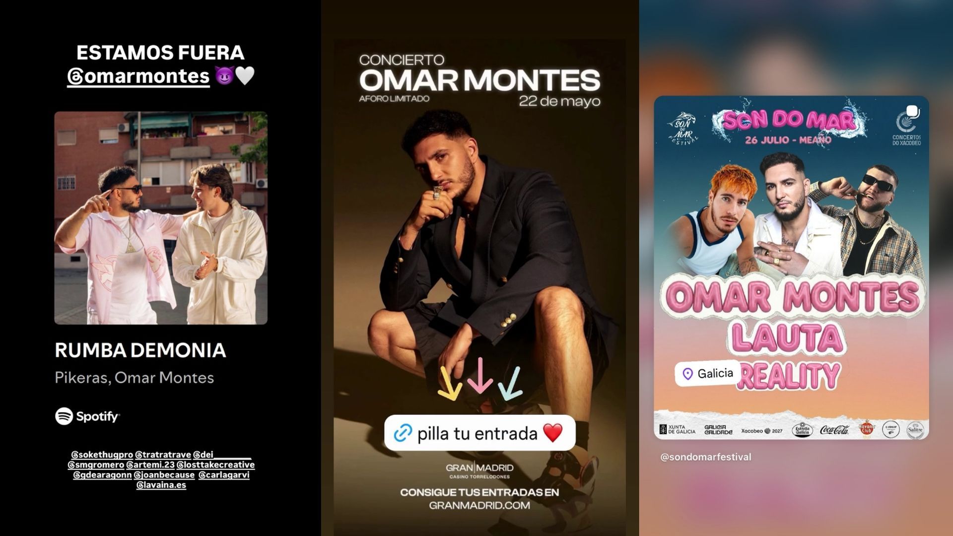 Omar Montes, centrado en su carrera profesional