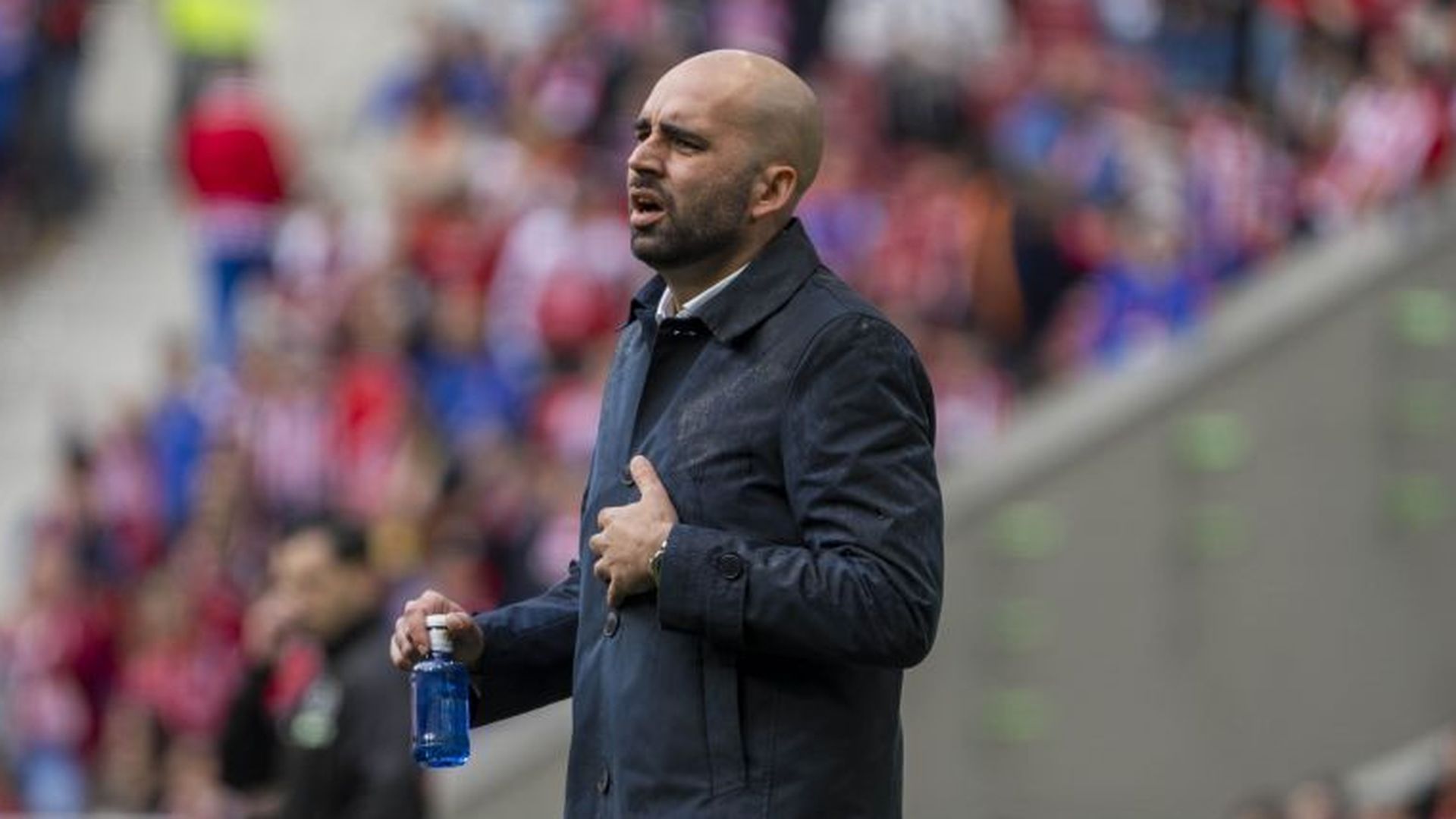Claudio Giráldez en el Metropolitano