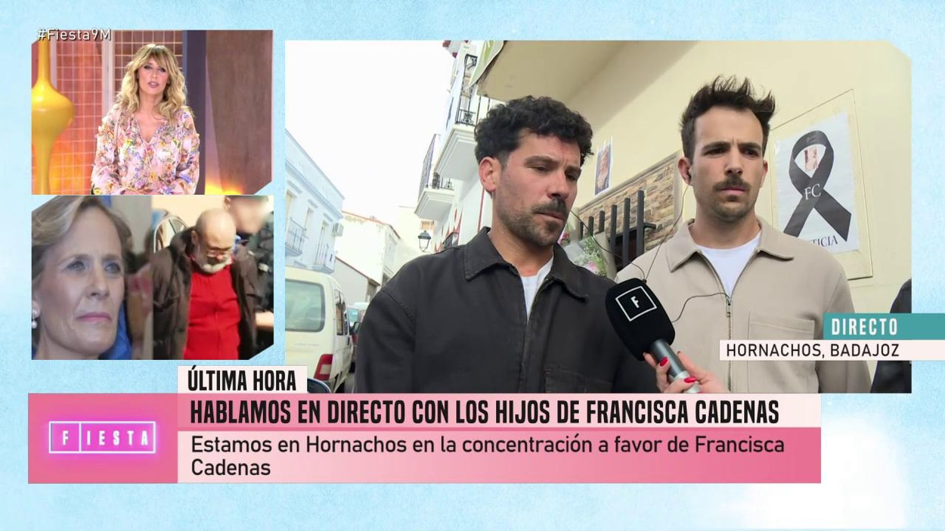 Emma García habla con los hijos de Francisca Cadenas