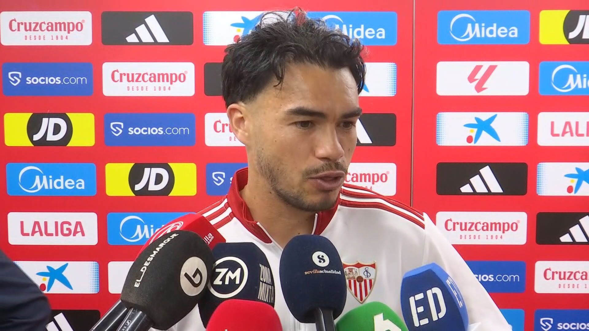 Gabriel Suazo, tras el Sevilla-Espanyol