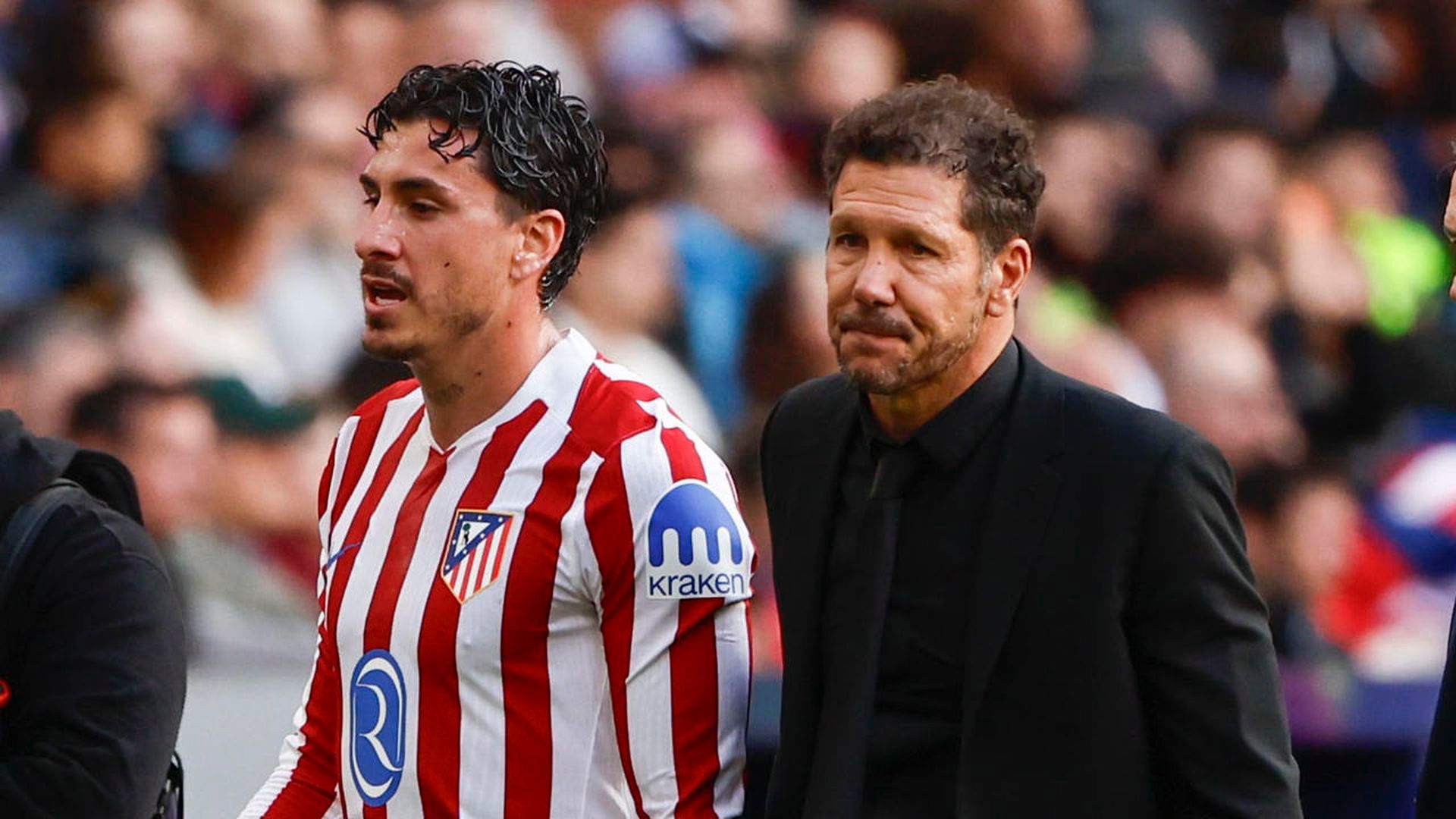 Giménez con Simeone