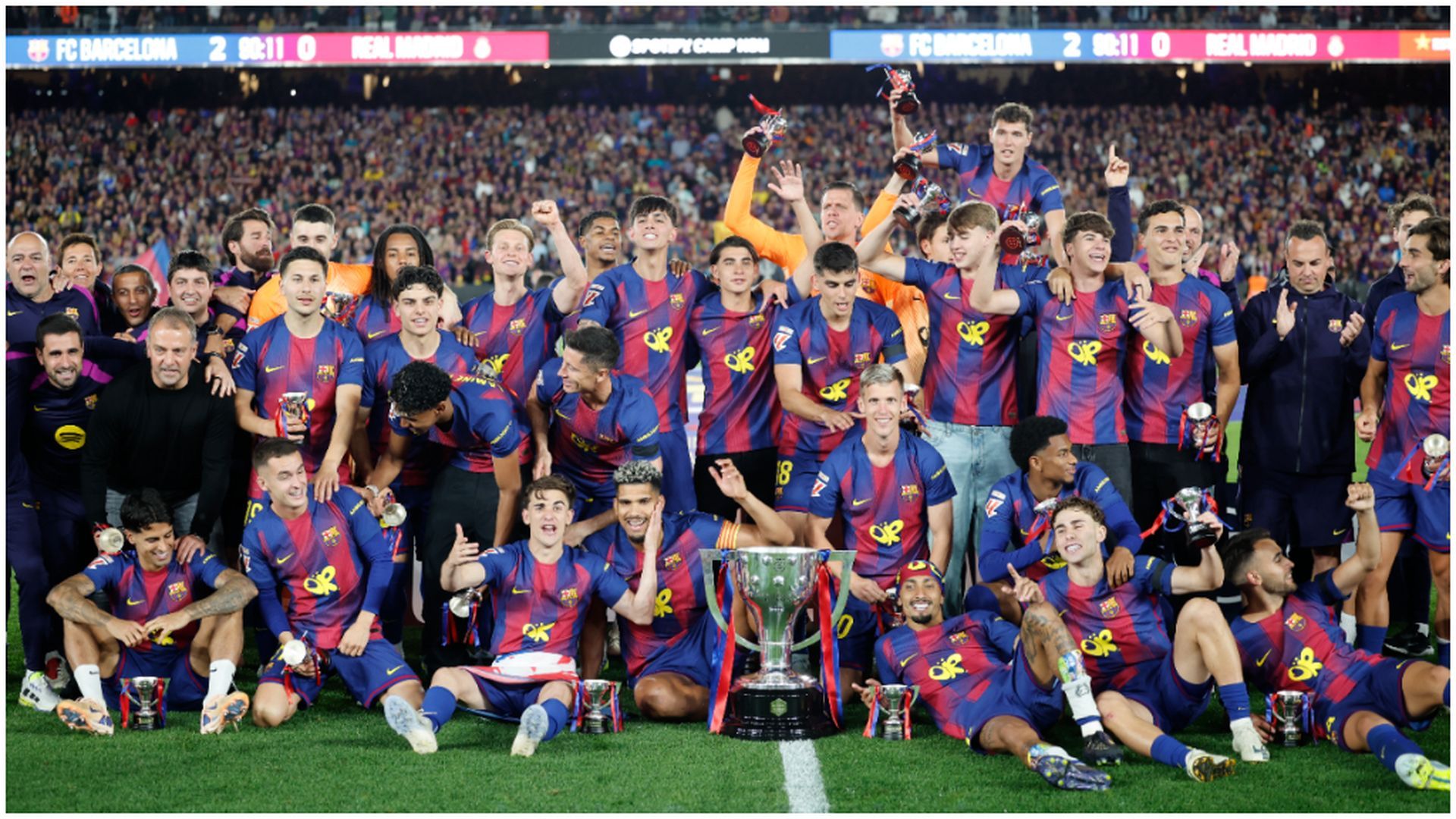 El Barça levanta el titulo de Liga El Barça levanta el titulo de Liga