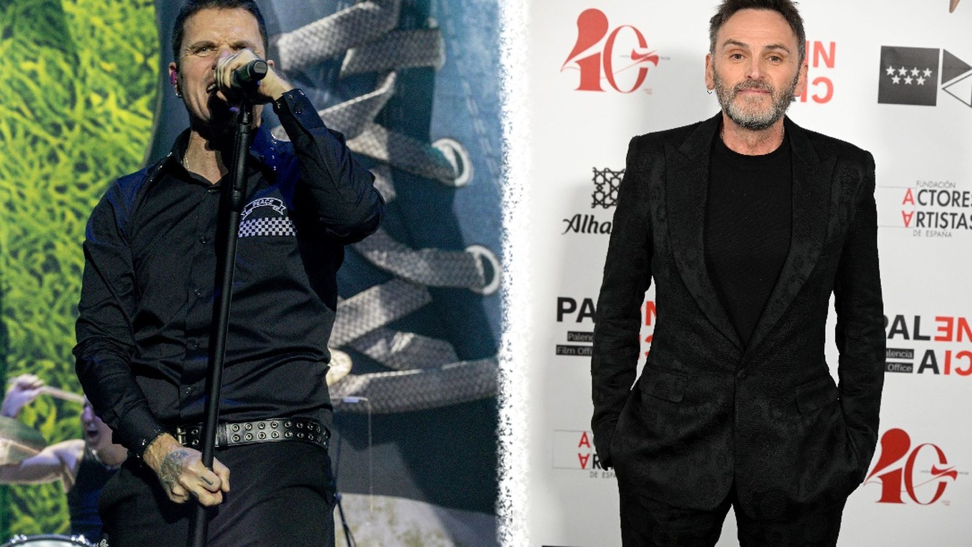 El cantante Dani Martín y el actor Fernando Tejero