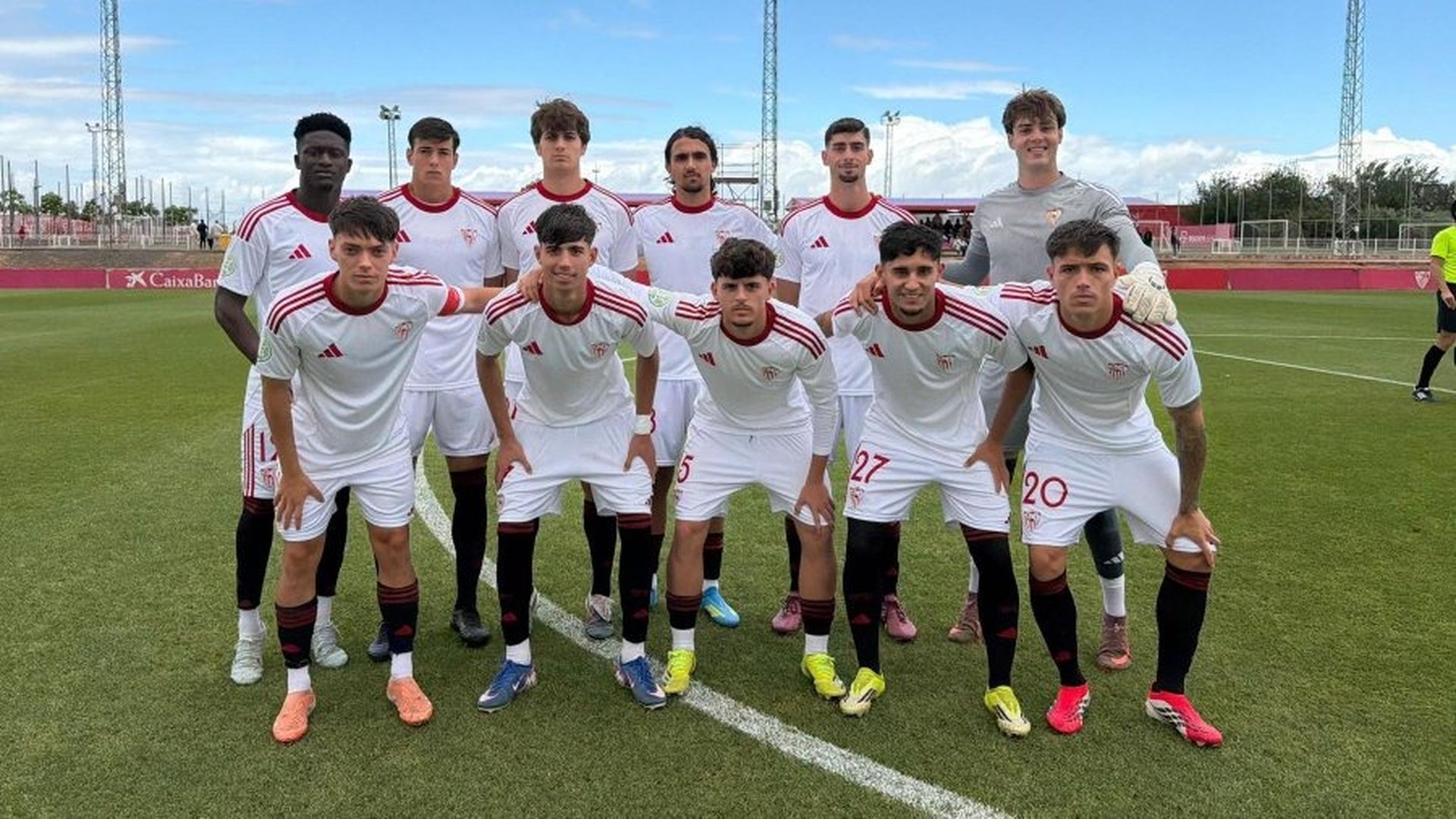 El once del Sevilla C ante el Atlético Central