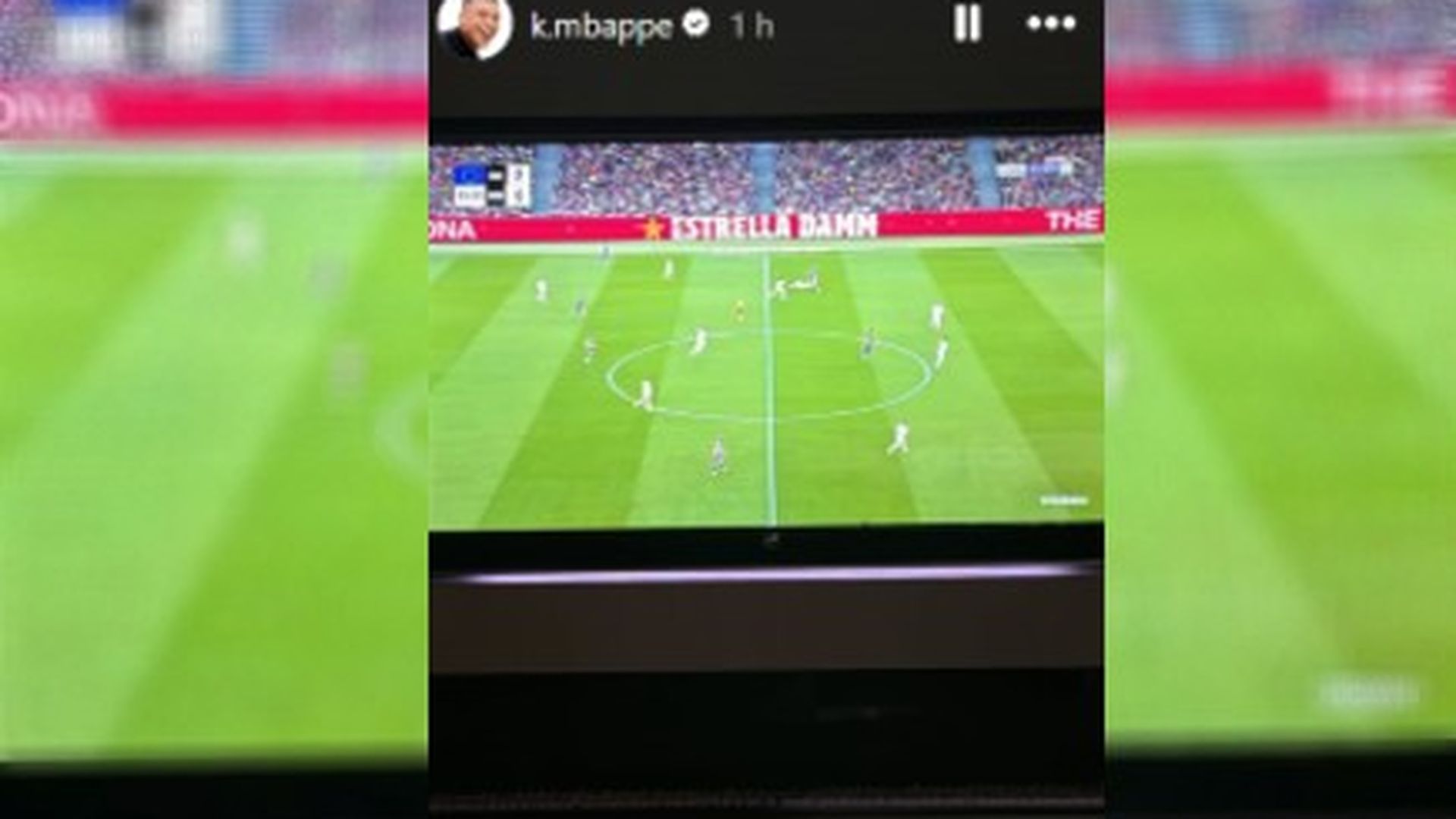 Kylian Mbappé apoya a sus compañeros desde las redes sociales mientras juegan el Clásico : "Hala Madrid"