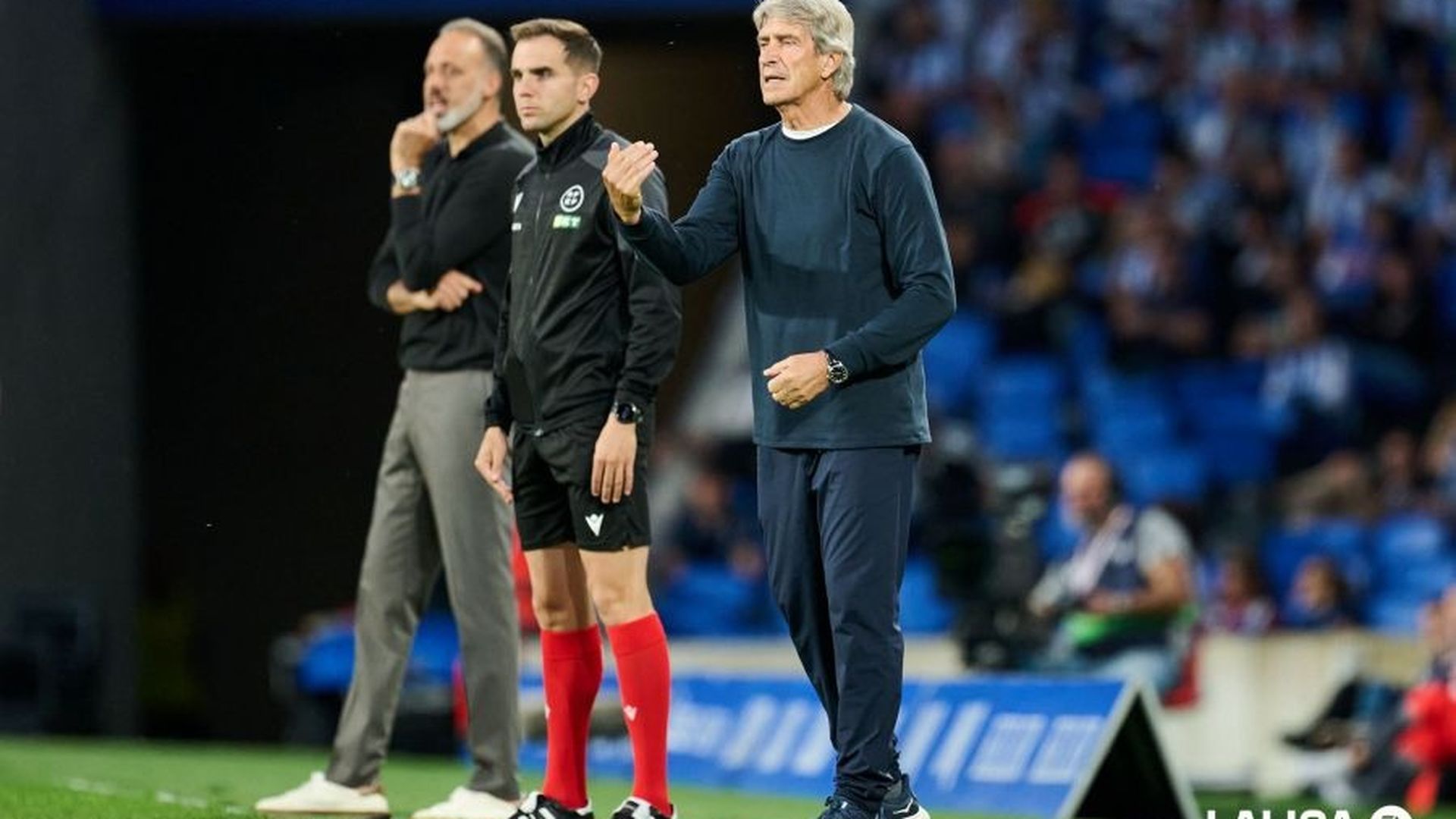 Manuel Pellegrini, en el Real Sociedad - Betis