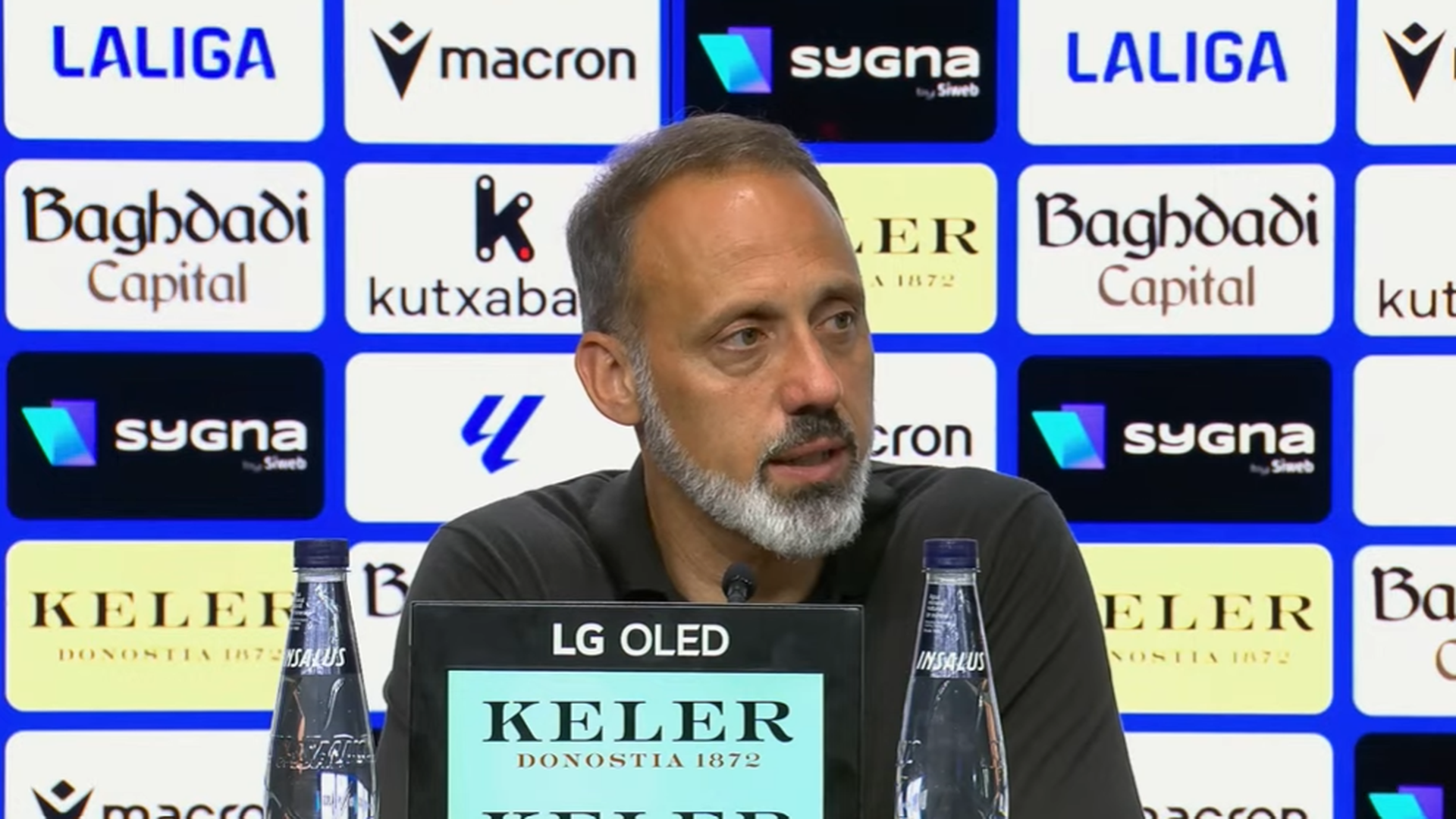 Pellegrino Matrazzo, en rueda de prensa tras el Real Sociedad - Real Betis