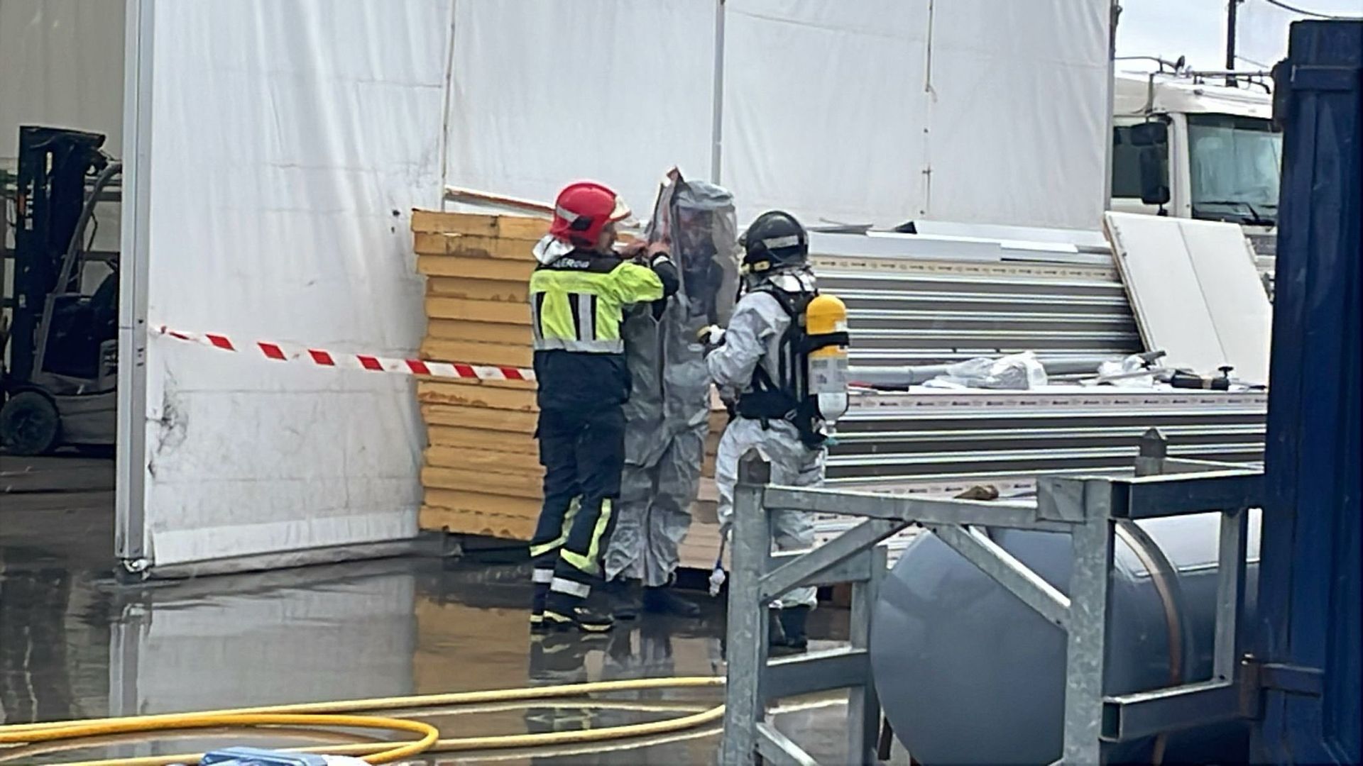 Una fuga de amoniaco provoca el desalojo de 83 trabajadores en una empresa alimentaria de Roales del Pan, Zamora