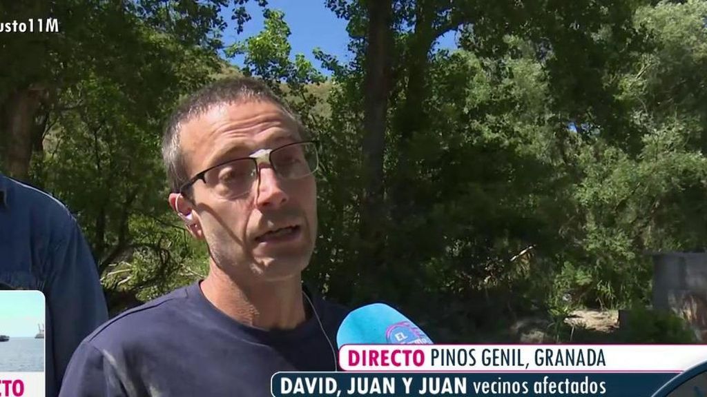 Las lágrimas de un vecino de Pinos Genil que sigue sin recibir ayuda tras arrasar un fuerte temporal su casa: "Nos sentimos abandonados"