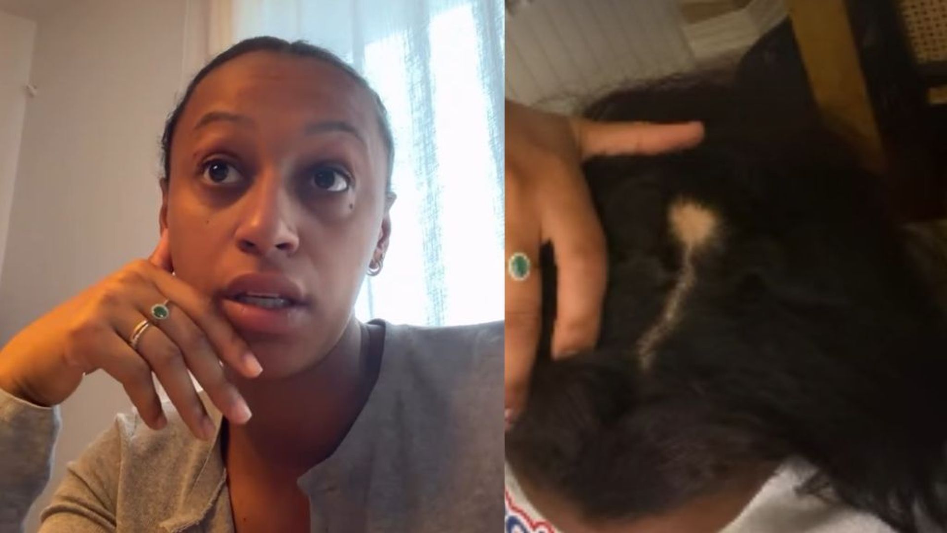 Ana Pelteiro enseña la calva que le ha salido