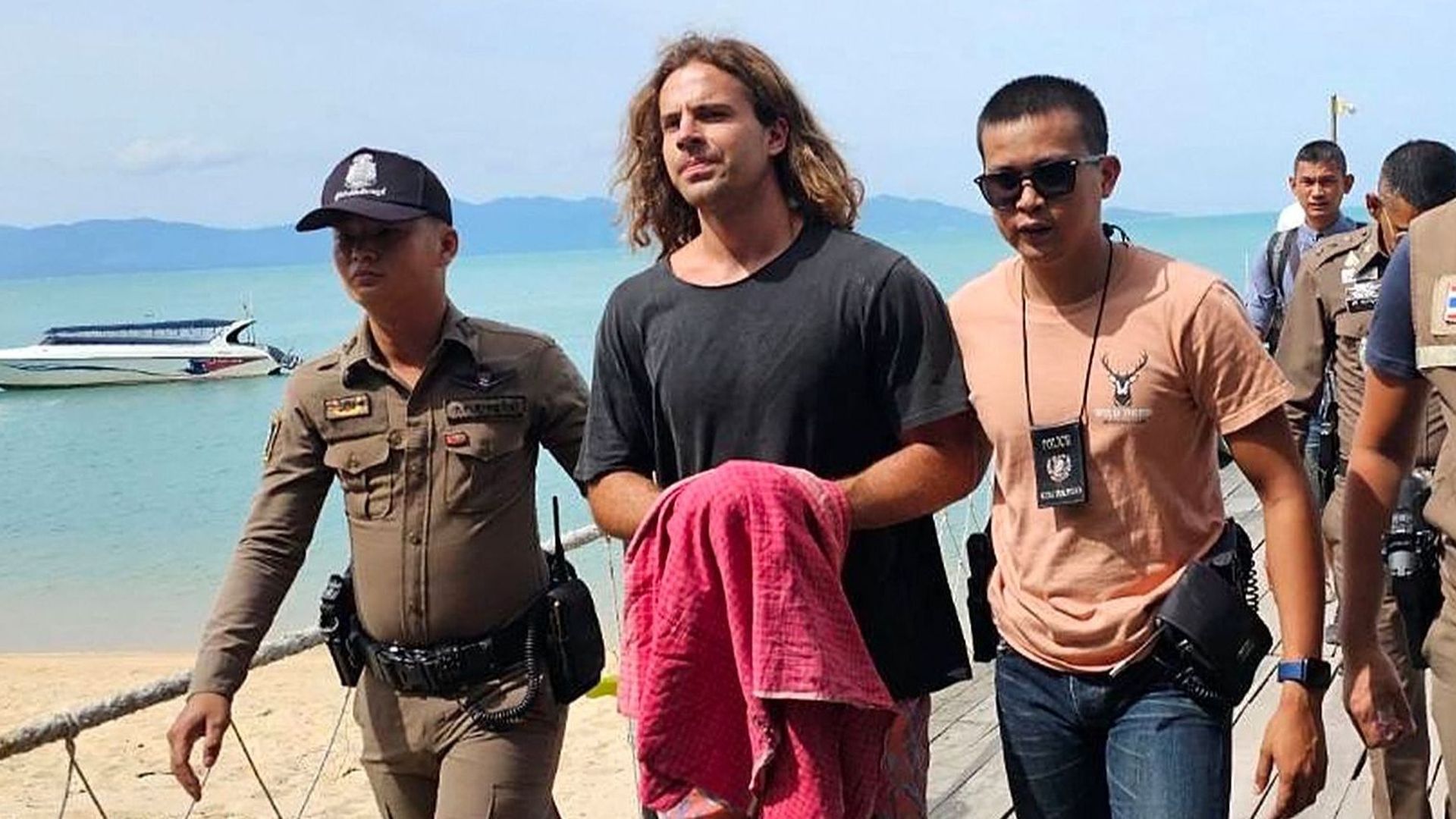 Daniel Sancho, en una imagen tomada hace tres años, tras cometer el crimen