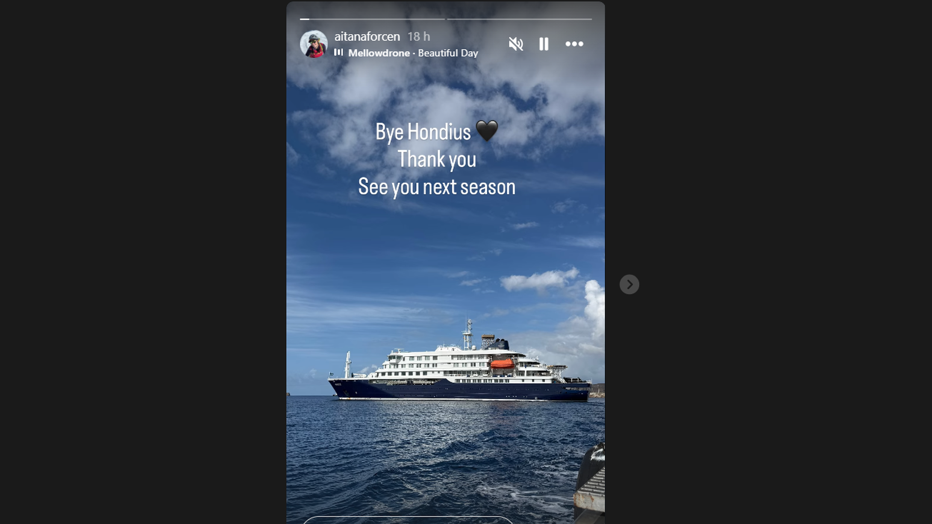 El mensaje de Aitana Forcén, la oceanógrafa a bordo del crucero