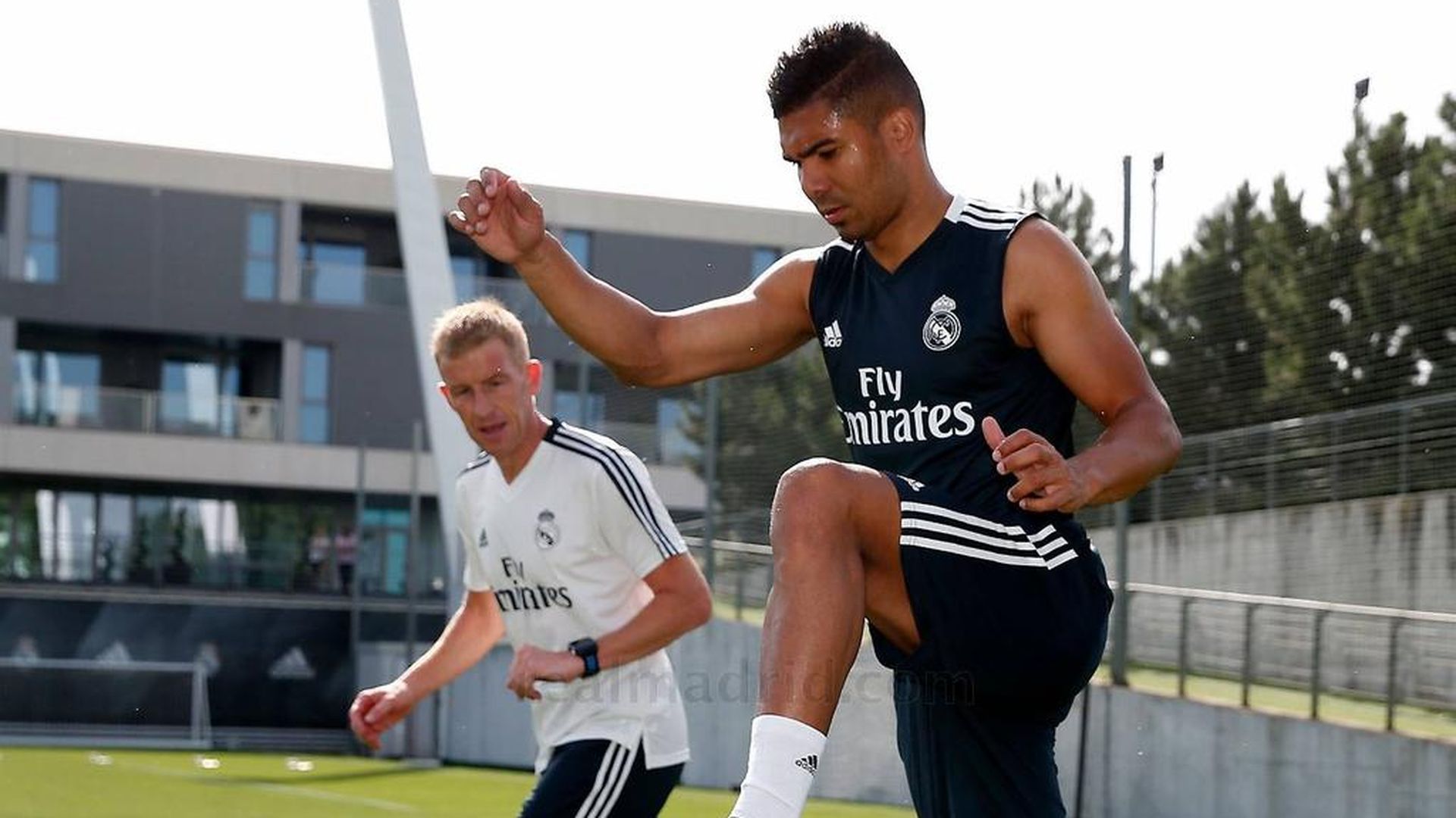 Javier Mallo con Casemiro