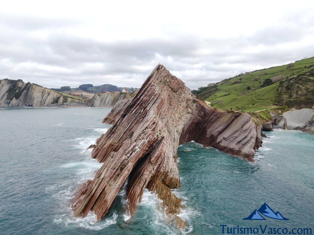 Las capas de rocas sedimentarias del Flysch de Zumaia almacenan datos de hace más de 50 millones de años