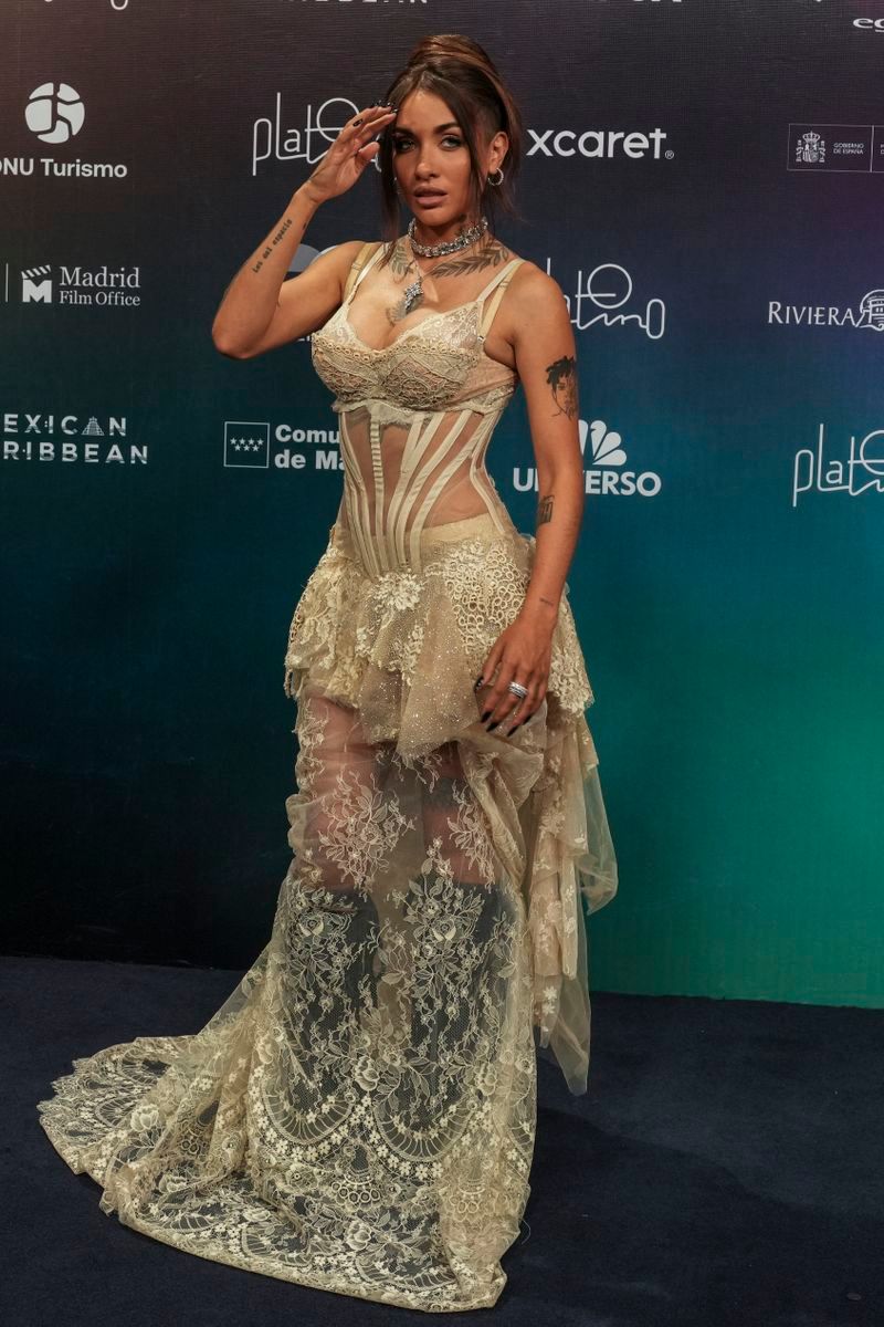 María Becerra, en la alfombra roja de los Premios Platino 2026