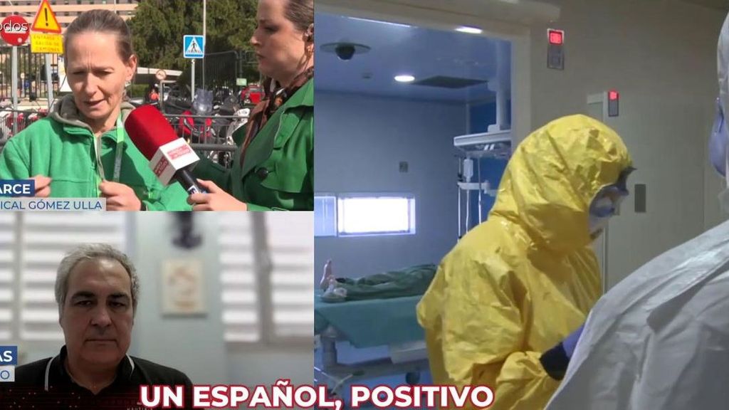Así es la habitación en la que permanece aislado el pasajero positivo en hantavirus en el Hospital Gómez Ulla de Madrid