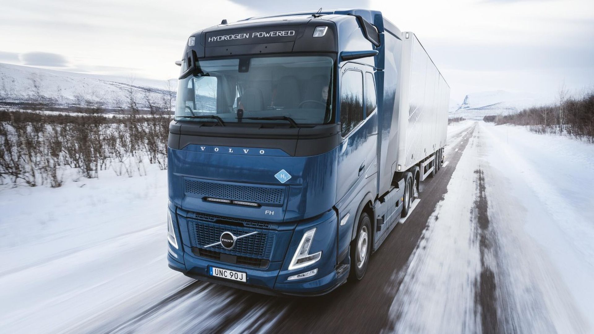 Cambión de Volvo con Hydrogen Powered