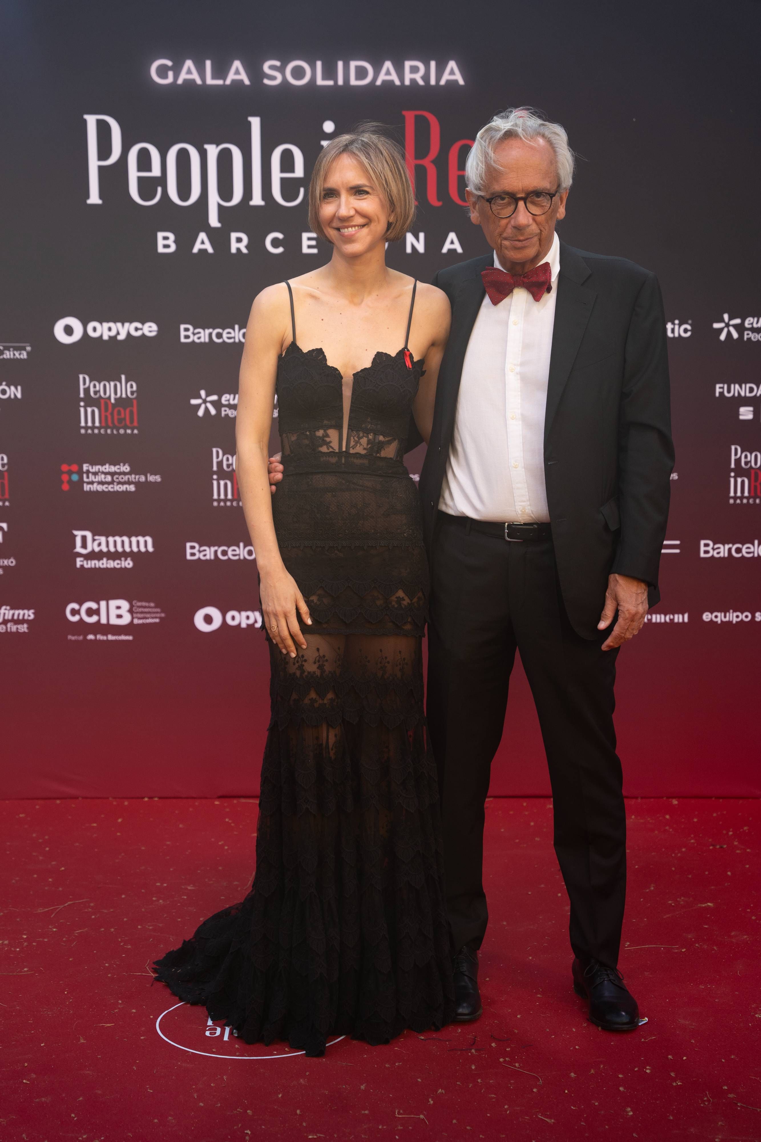 El doctor Bonaventura Clotet y su hija Aina