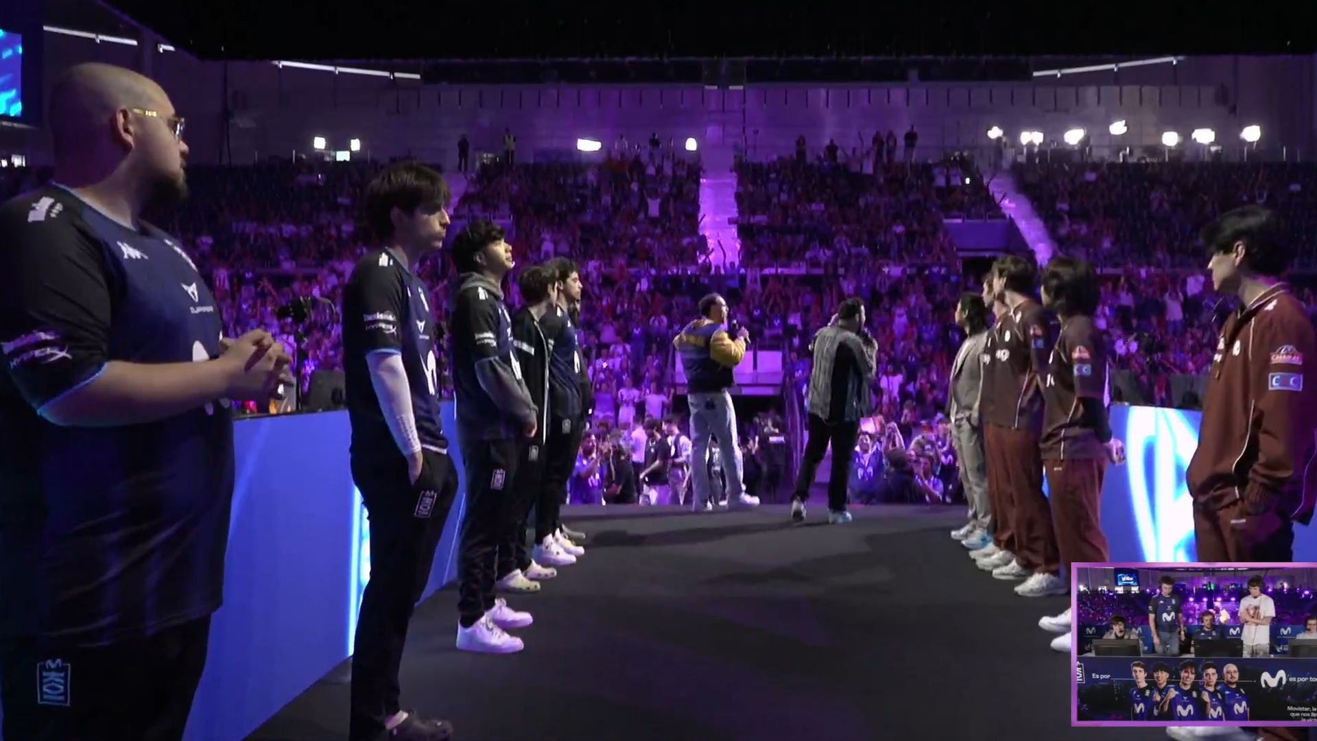 El partidazo entre Movistar KOI y karmine Corp en el Roadtrip de Madrid