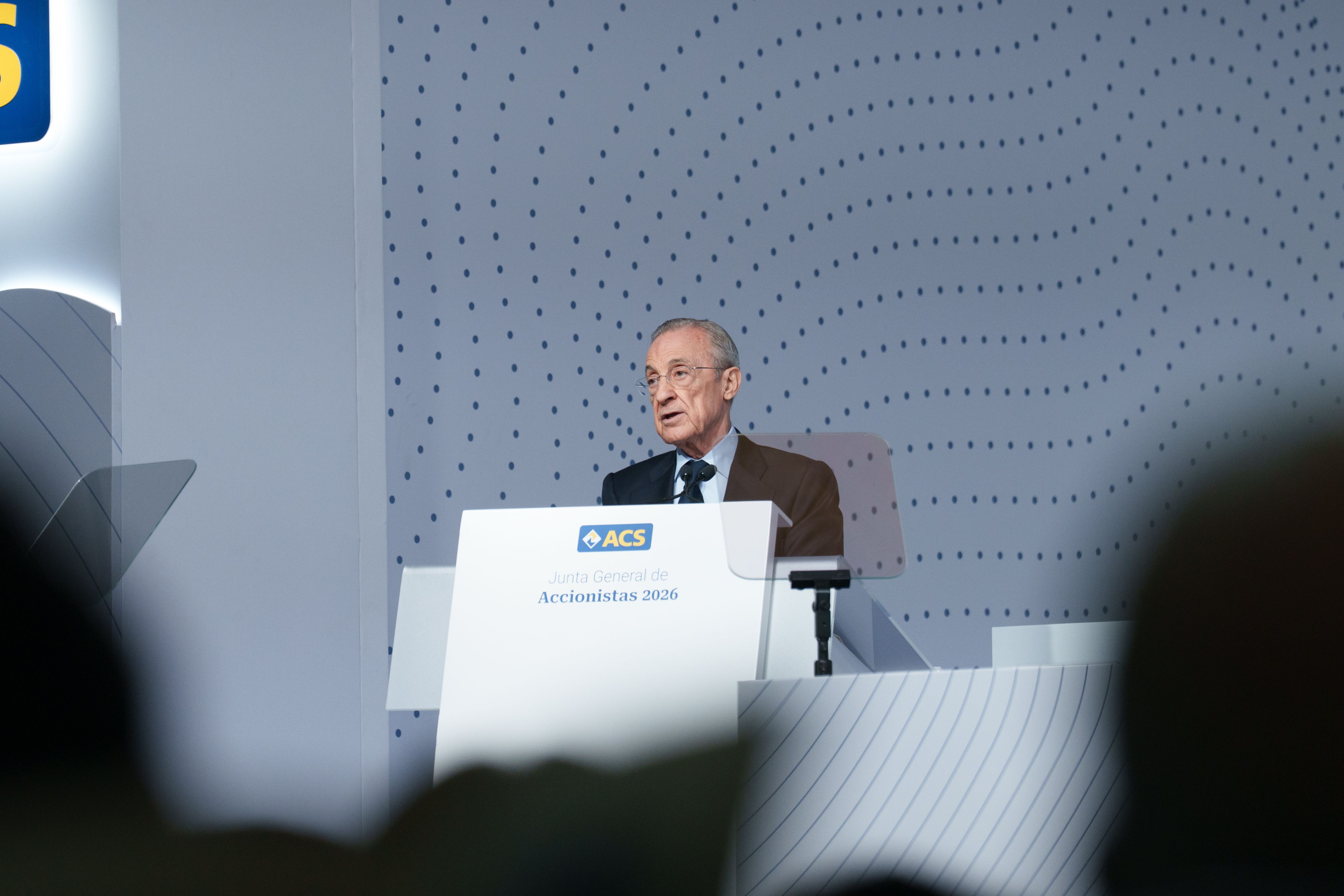 El presidente de ACS, Florentino Pérez