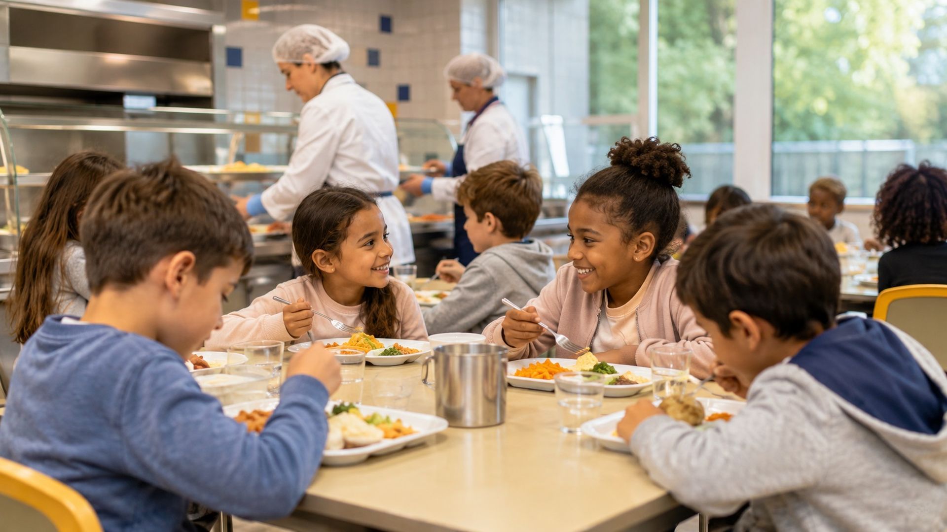 En el comedor escolar En el comedor escolar