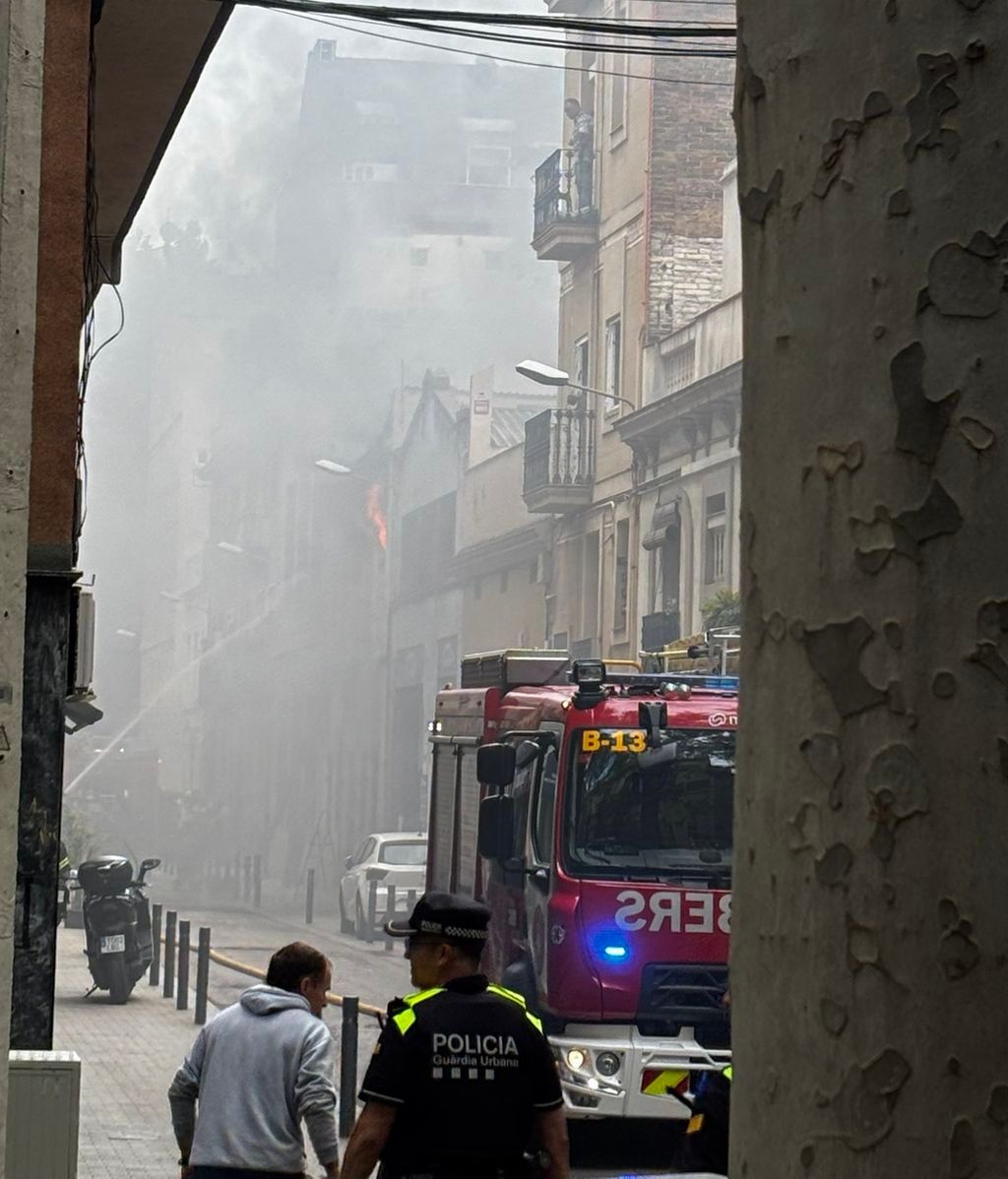 Explosión de butano este martes en Barcelona